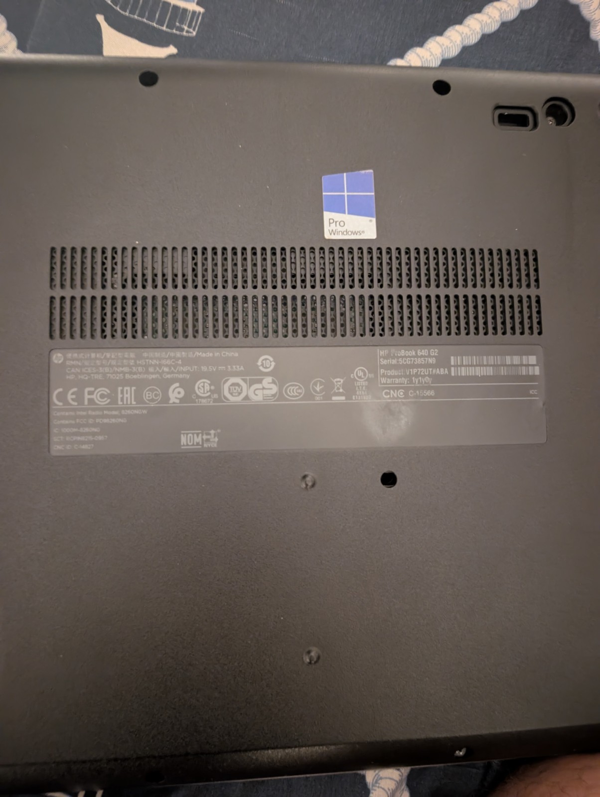 Hp Probook Laptop See Description