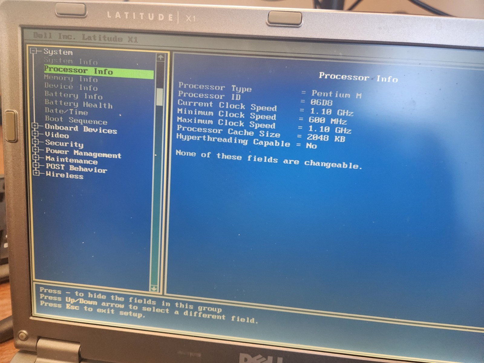 Dell Latitude X1 laptop, used, no hard drive, does include a power adapter