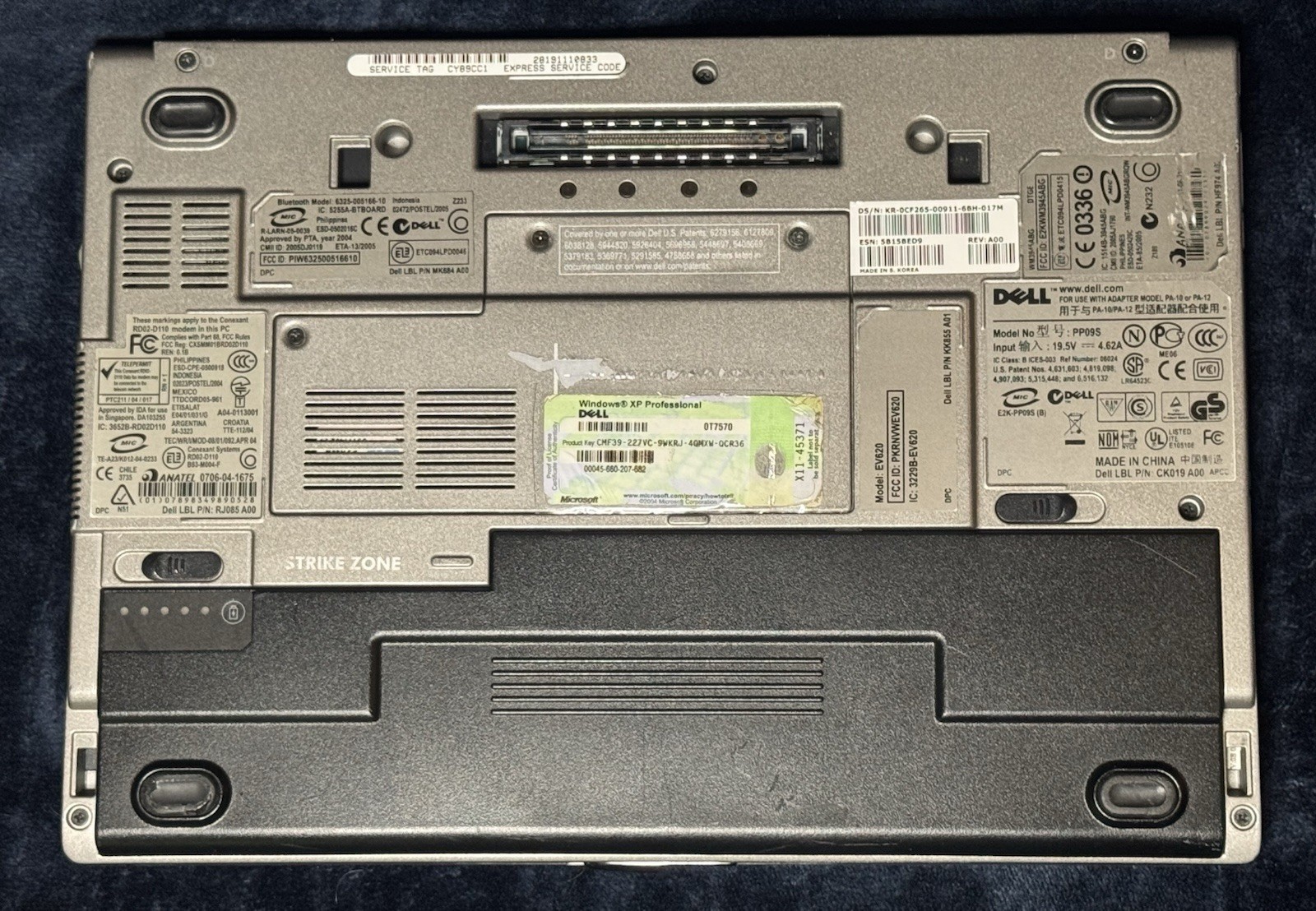 Complete Dell Latitude D420 Mini Laptop 12” LCD/1.20GHz/1GB RAM/80GB/WIFI/XP PRO
