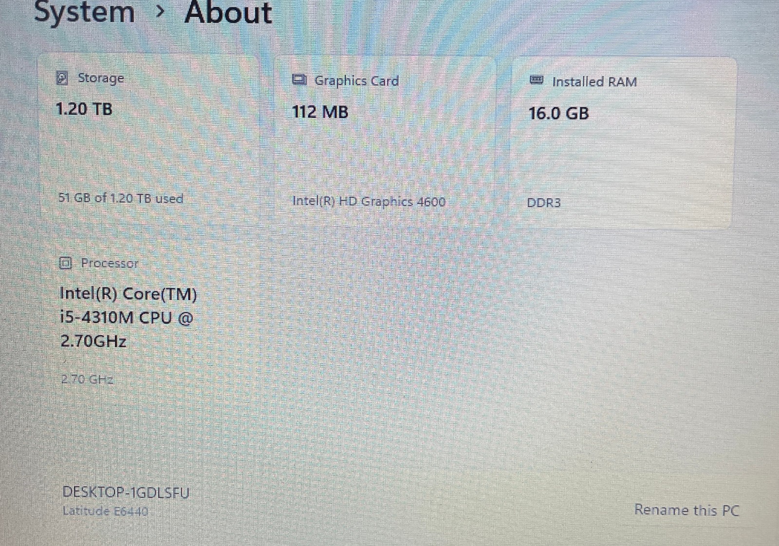 Dell E6440 14″ Laptop Core i5 16GB/250gb+1tb SDXC/Win11 Pro 25H2+Office 2021-1