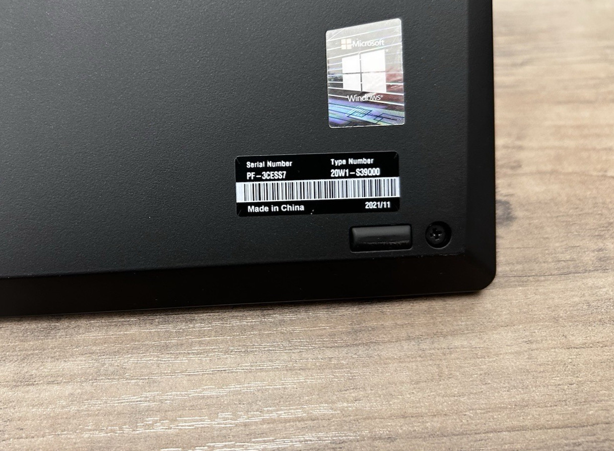 Lenovo ThinkPad T14 Gen 2 | 20W1S39Q00 14″ i5-1145G7 3.0GHz 16GB Ram 256GB SSD