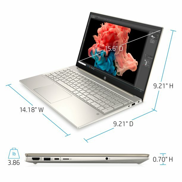 NEW HP Pavillion 15-eg0050wm Laptop Notebook i5 8GB RAM 512GB SSD Gold