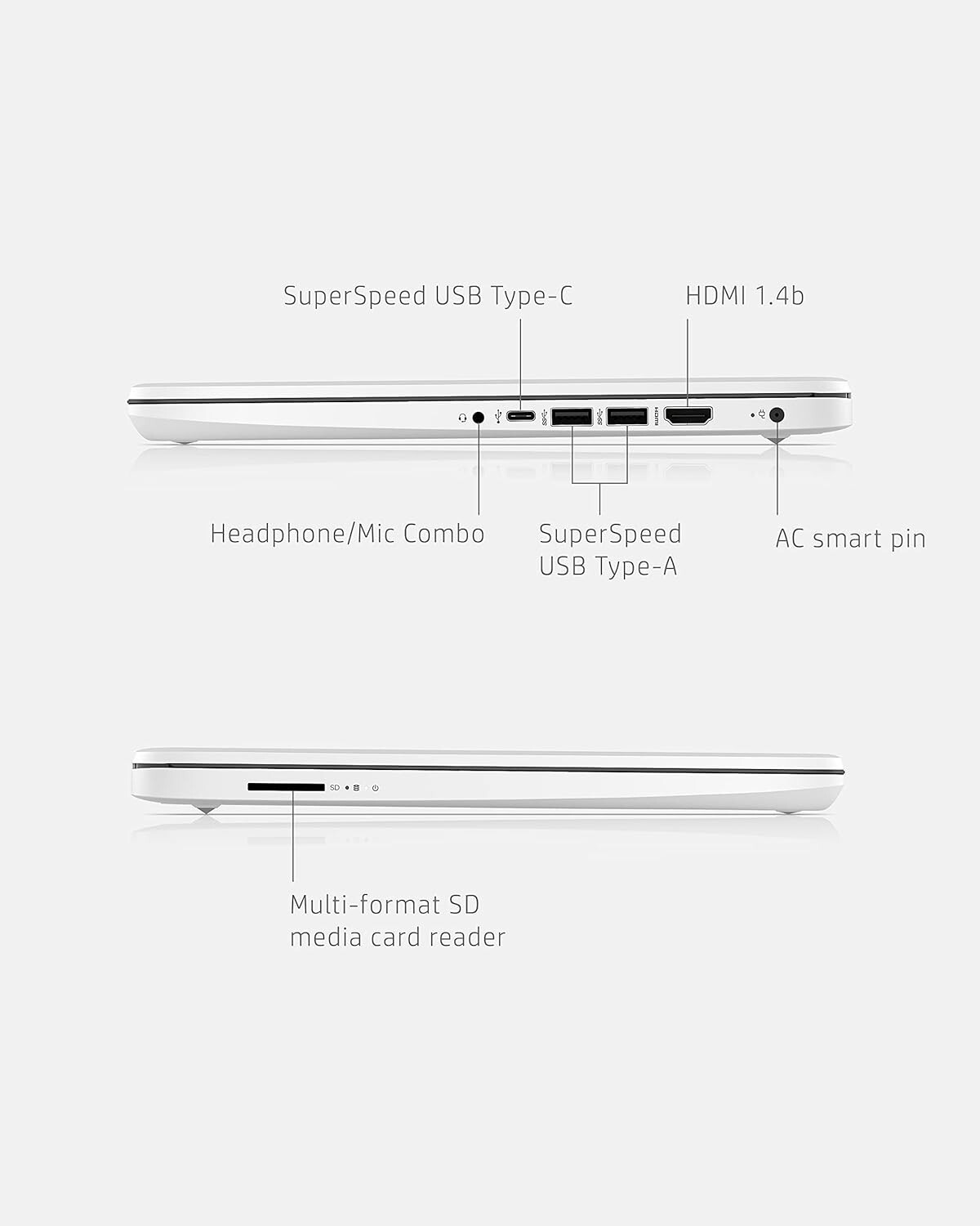 HP 14 Laptop, Intel Celeron N4020, 4GB RAM, 64GB Storage, Windows 11