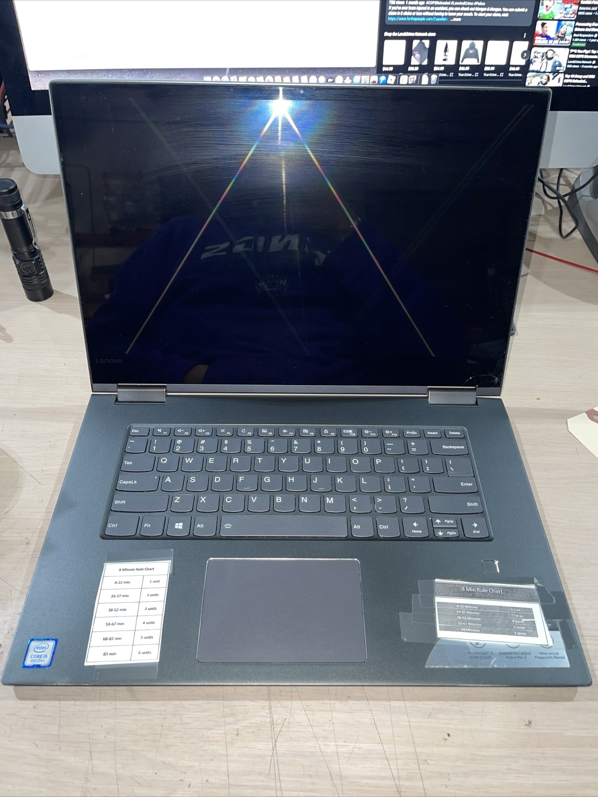 Lenova Yoga 730 15IKB i5-8250U 1.60GHZ 16GB RAM NO ND