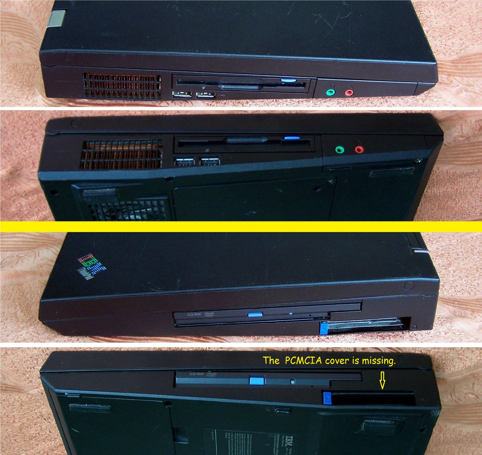 Rare IBM Laptop G-40 Type 2388 Intel-P4 3.0GHz 504MB 60GB Parallel Floppy (x a t