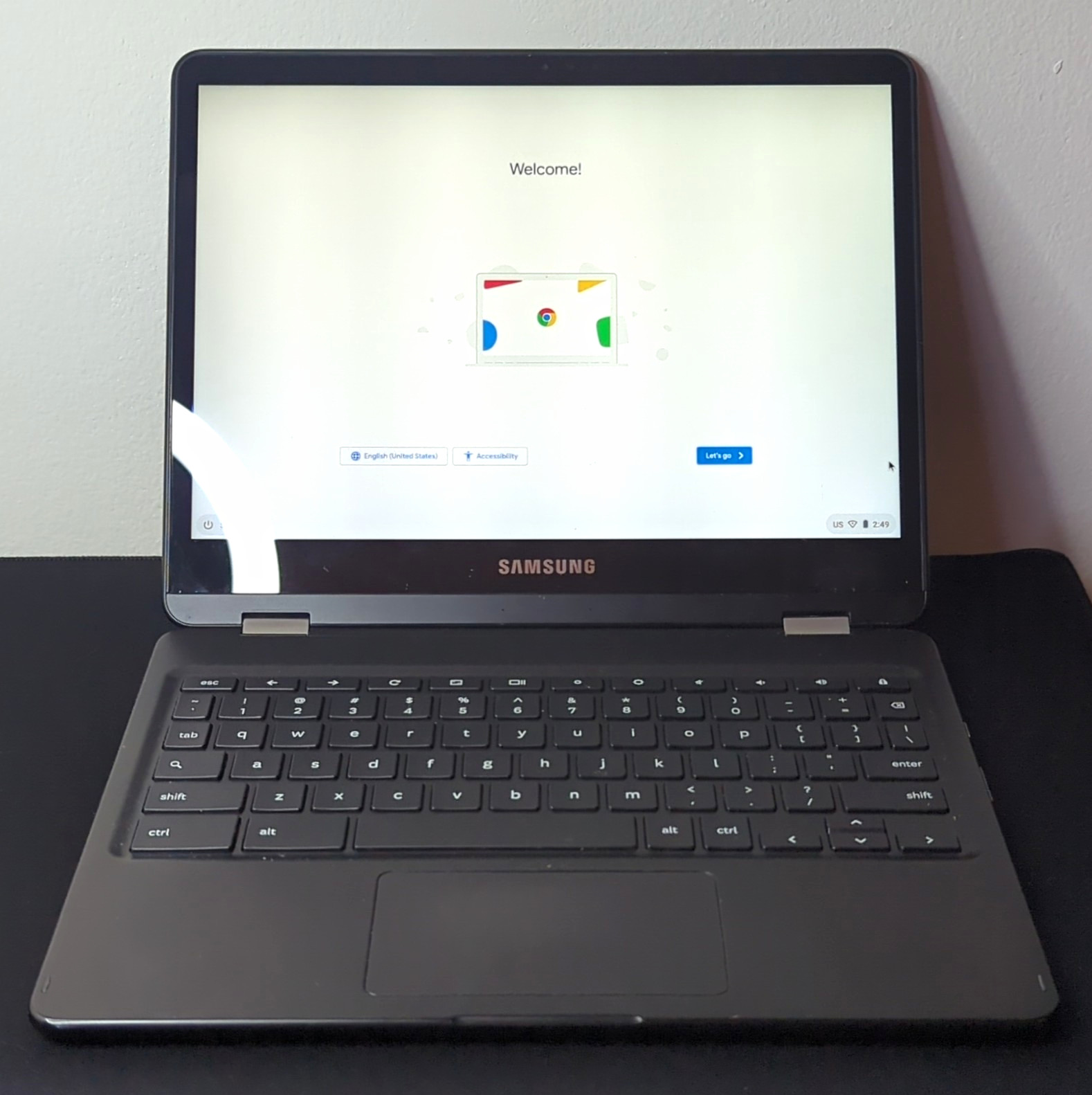 Samsung Chromebook XE510C24 12.3in 2-in-1 M3-6Y30 4GB 32GB Chrome OS Black