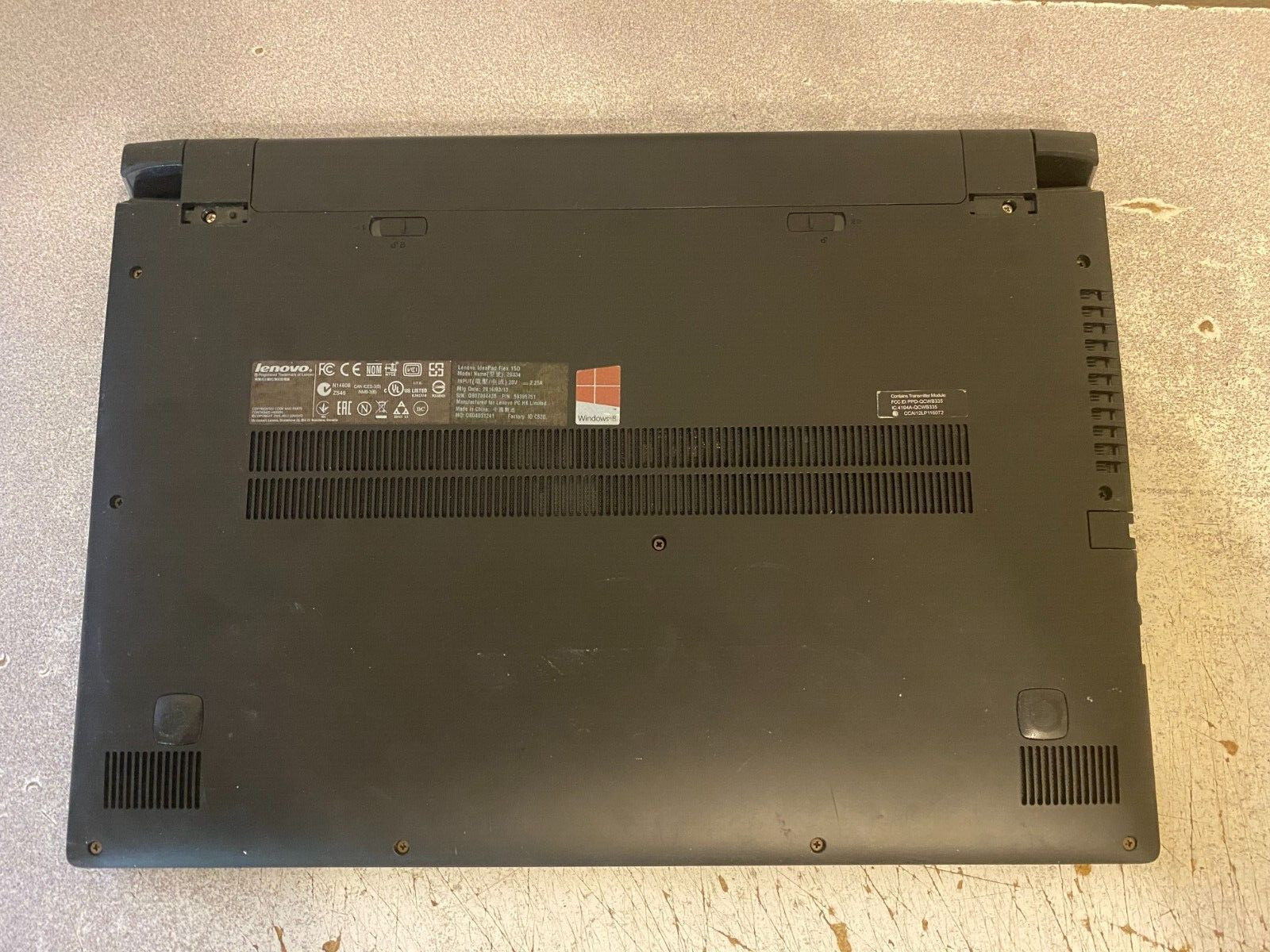 Lenovo IdeaPad Flex 15D Laptop Screen Damage No HD No OS As Is For Parts