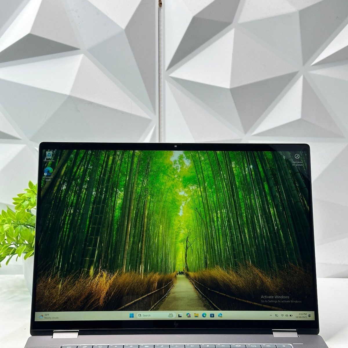 HP OmniBook X Flip 2-in-1 Laptop, 16″ 2K Touch, Ryzen AI 5 340, 16GB, 512GB SSD