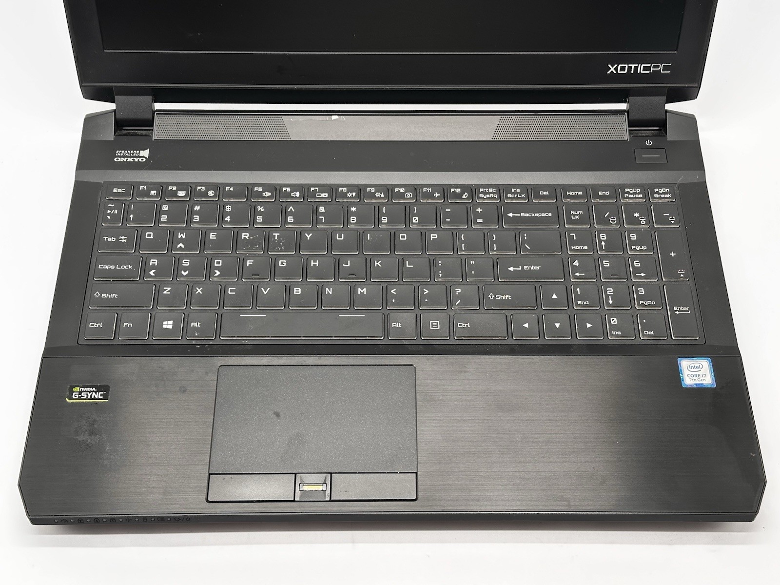 Sager R650HP Gaming Laptop, i7-7700HQ, 2.80GHz, 48GB, 1TB NVMe, No OS/Charger