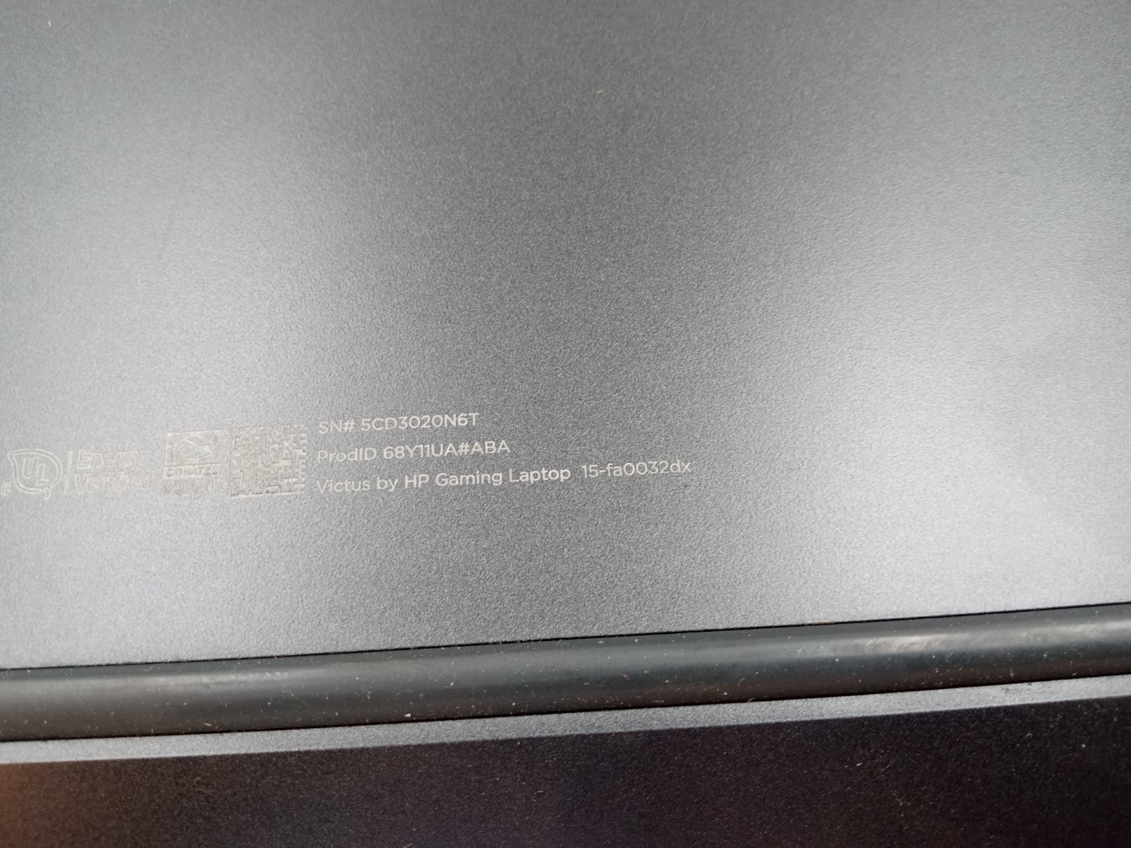 HP Victus 15-fa0032dx Laptop i7-12650H Nvidia RTX 3050 Ti – FOR PARTS – READ!