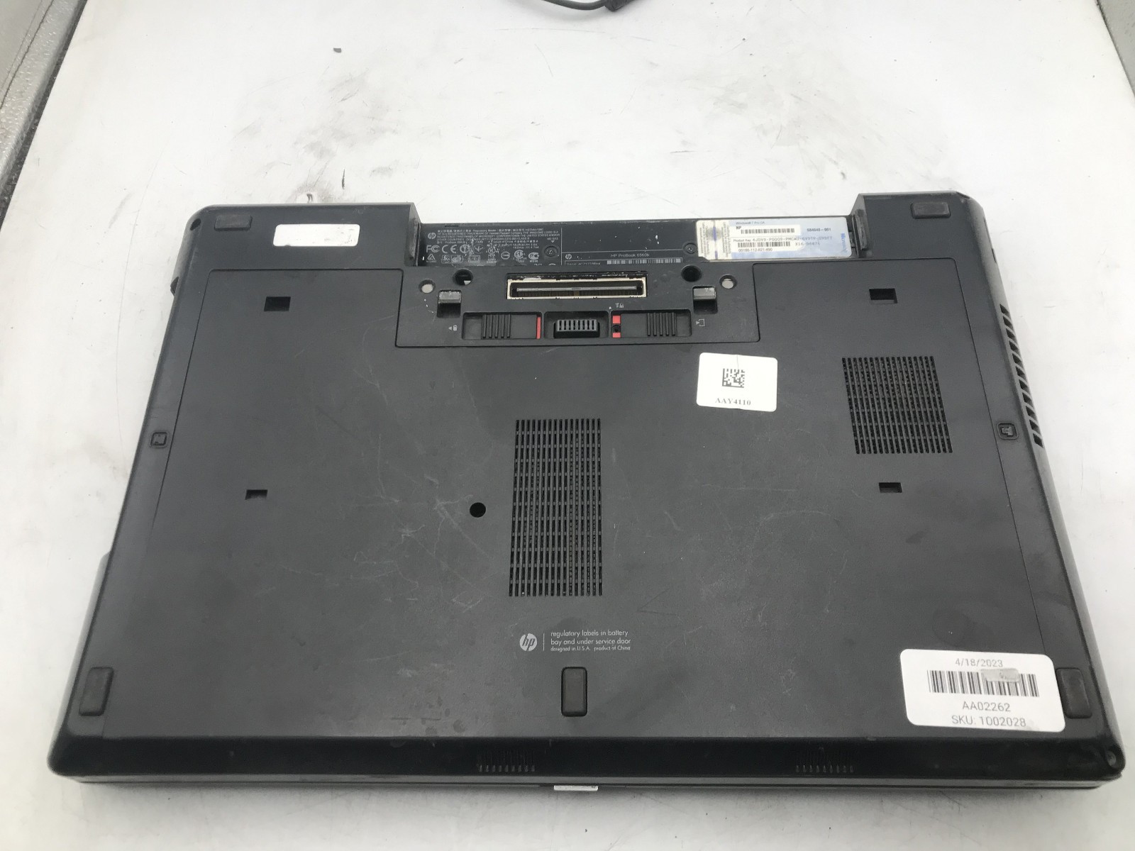 HP PROBOOK 6560B – FOR PARTS/NO POWER – INTEL I5 2ND GEN – 4GB RAM -READ DESC-BB