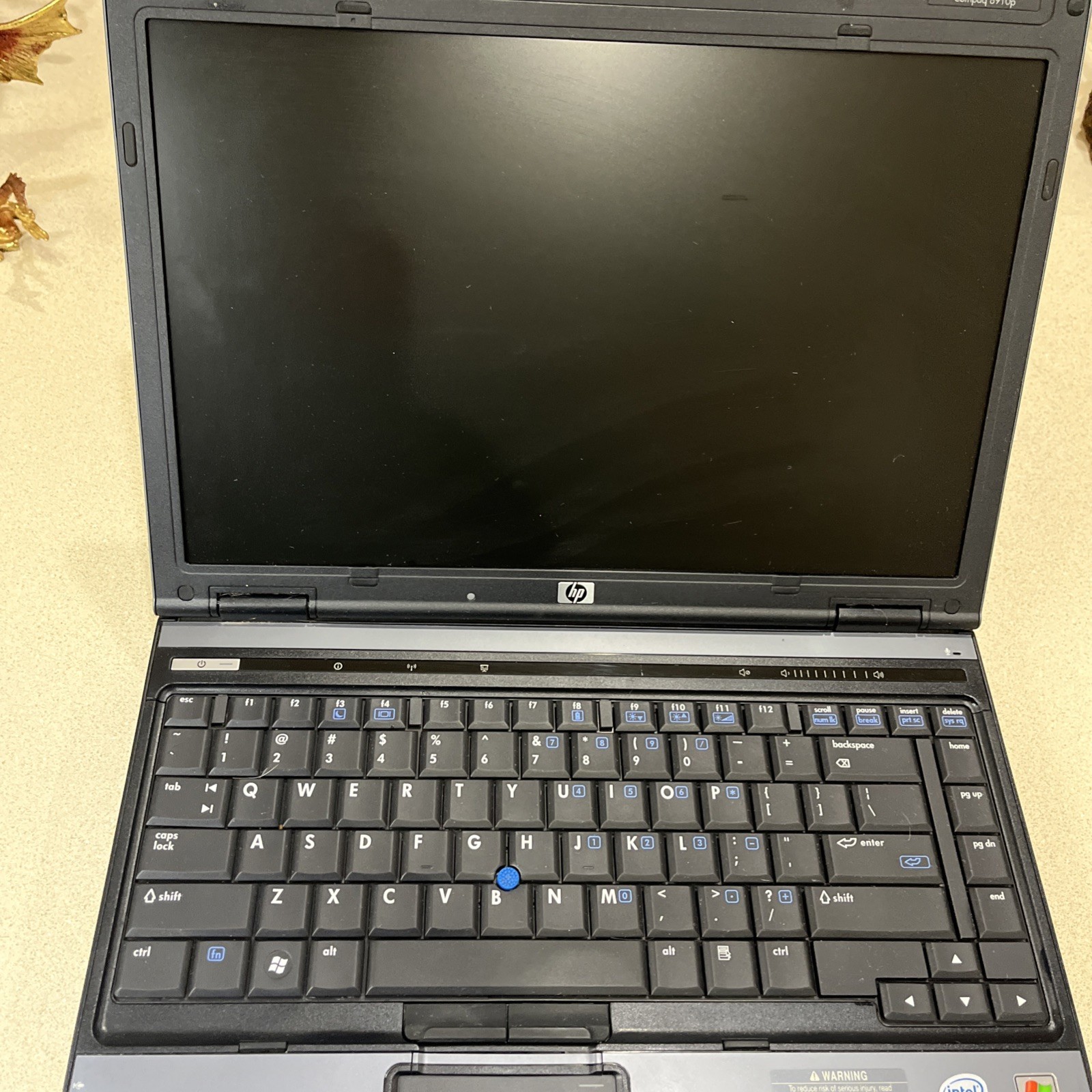 2 HP Laptops, Untested/no Cords. C COMPAQ 6910p @ HP RTL8723BE1T1R. #1523