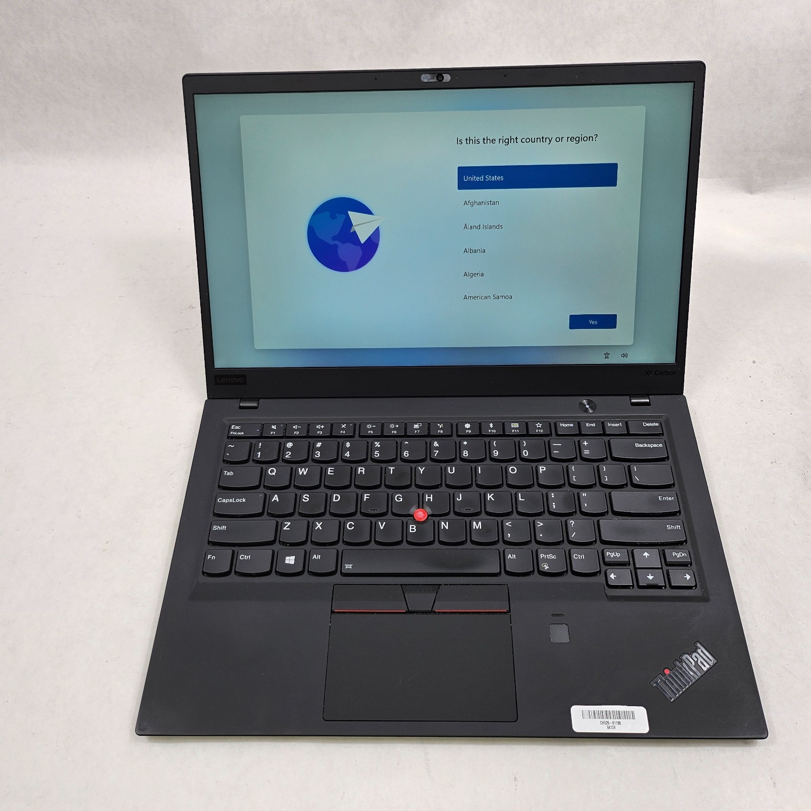 Lenovo ThinkPad X1 Carbon Gen 6 Laptop Core i5-8250U 8GB RAM 256GB SSD *READ*