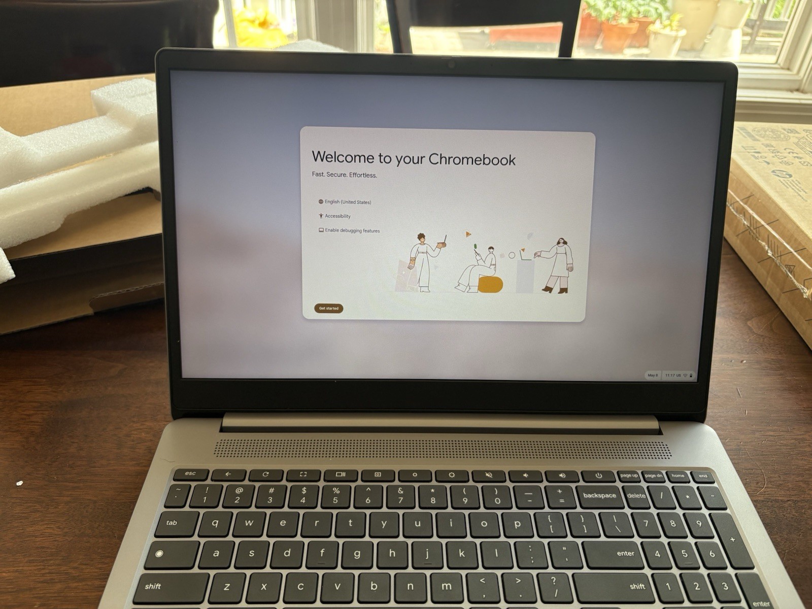Lenovo IdeaPad 3 Chromebook 15IJL6 15.6” FHD Intel N4500 4GB 64GB eMMC Gray