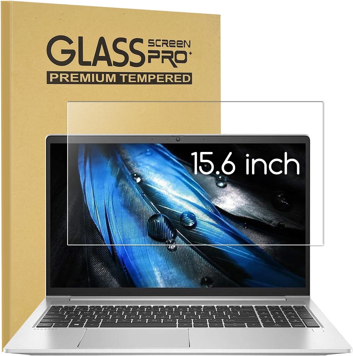 15.6 inch Laptop Screen Protector Tempered Glass Compatible with 15.6″ Laptops