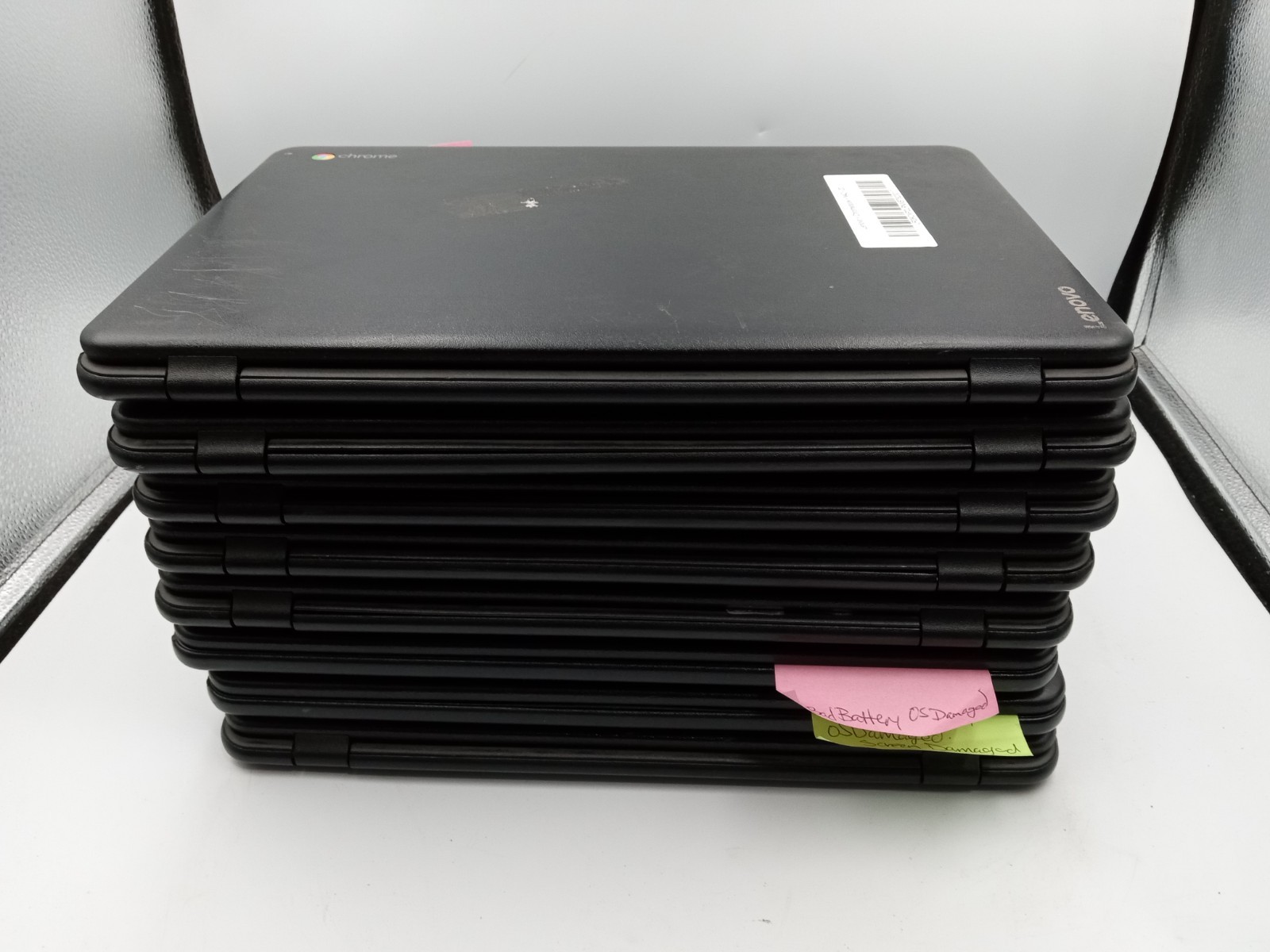 Lot of 8 – Lenovo N42-20 14″ Chromebook Laptops * FOR PARTS * VARIOUS ISSUES -RR