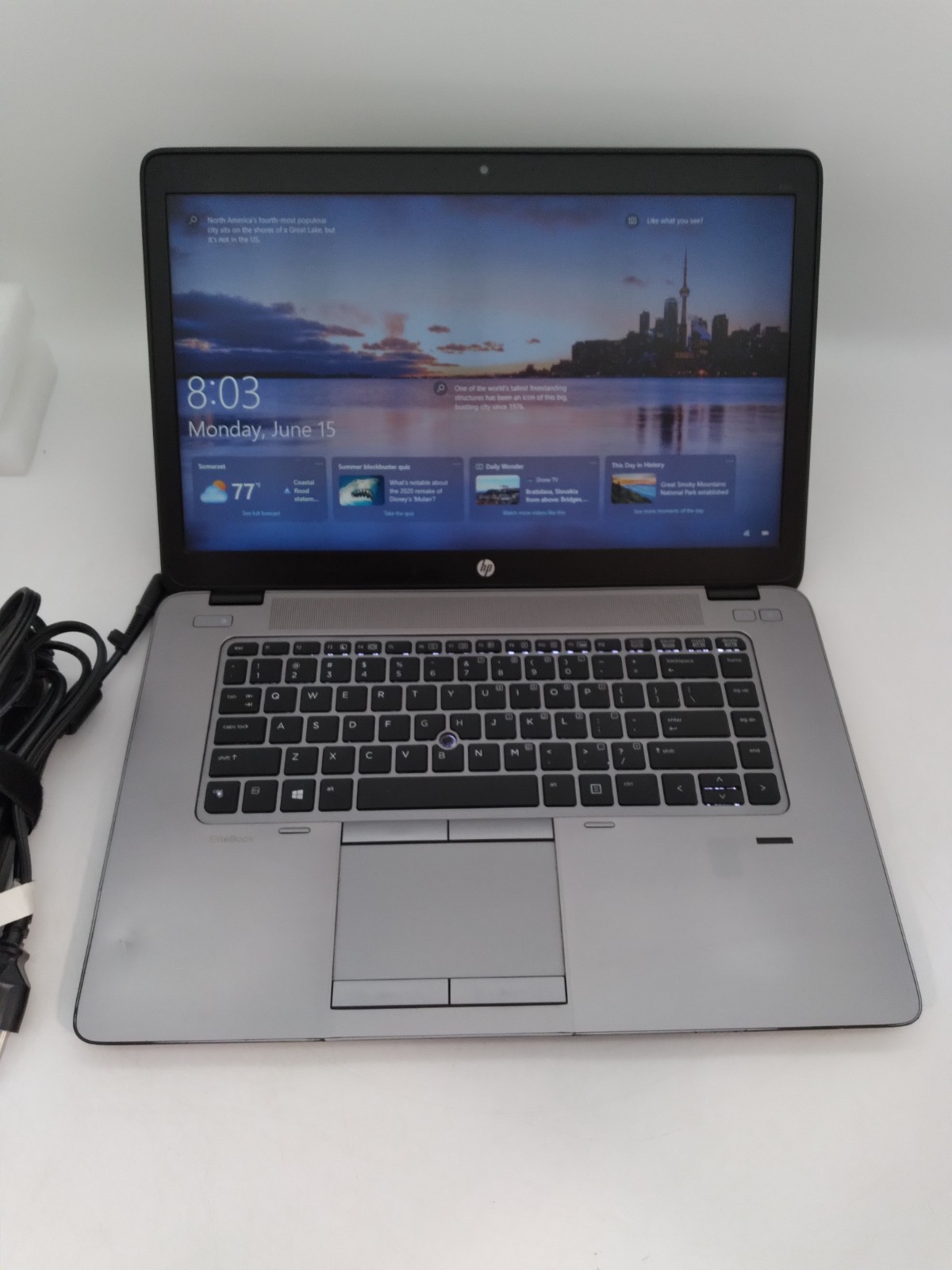 HP ELITEBOOK 850 G2 15.6″ CORE i5-5200U@2.20GHz 12GB RAM 500GB HDD Win 10 Pro