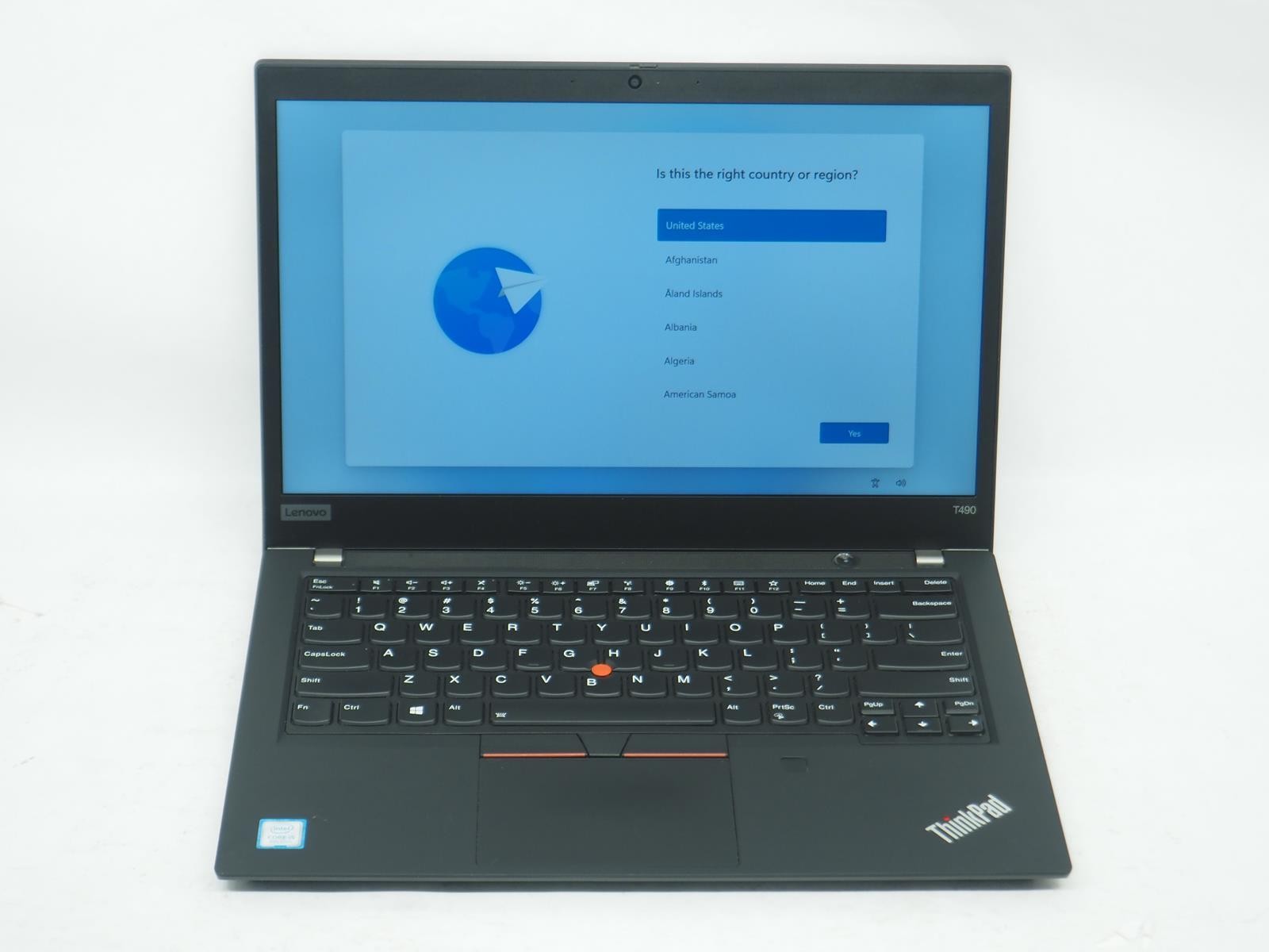LENOVO THINKPAD T490 Intel Core i5-8265u 1.60GHz 8GB RAM 256GB NVMe Grade B