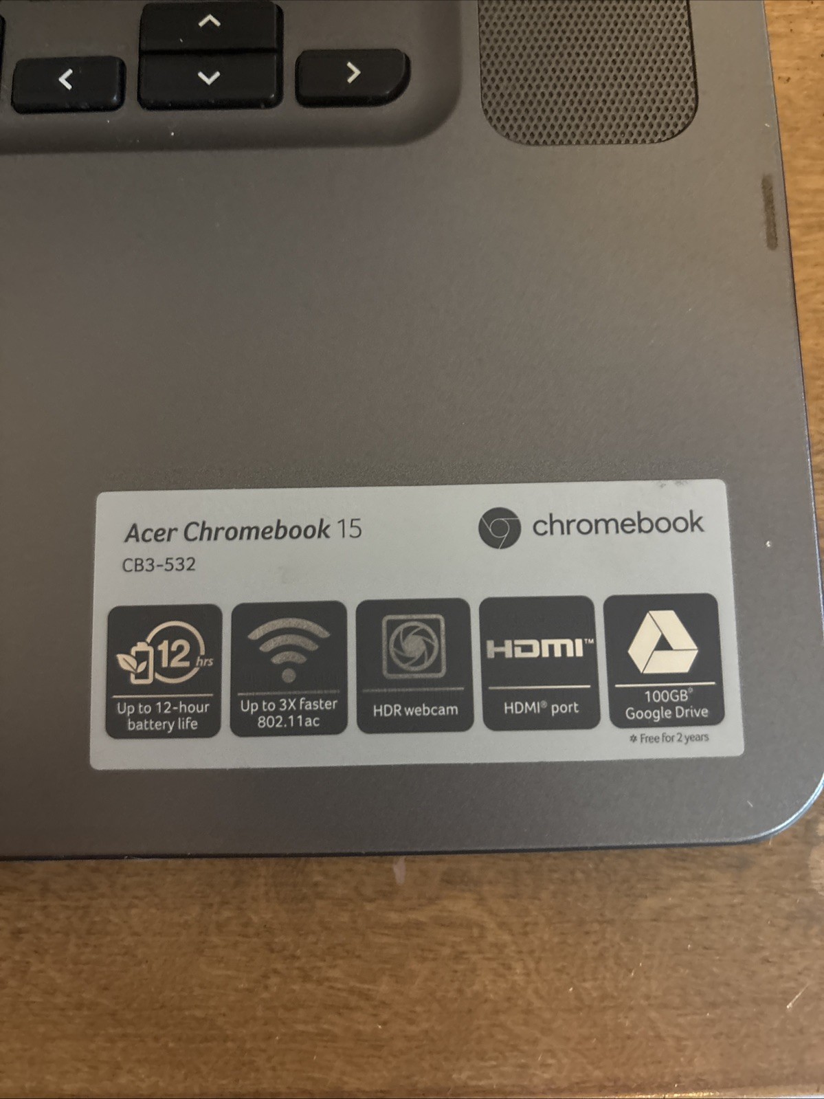 Acer Chromebook 15 CB3-532