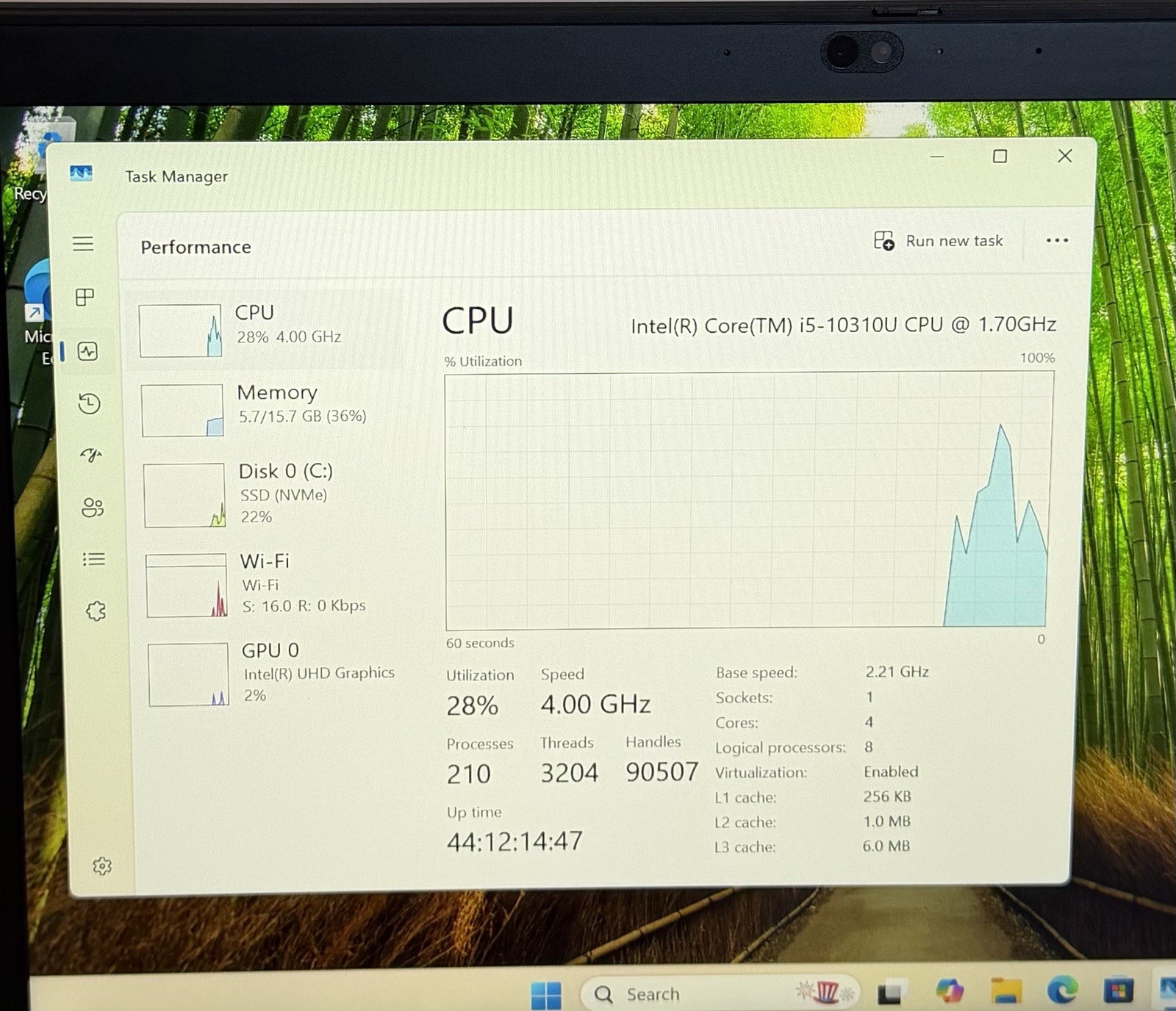 Lenovo ThinkPad T14 Gen 1 Core i5-10310U 16GB RAM 512GB SSD Win11 Pro Laptop.
