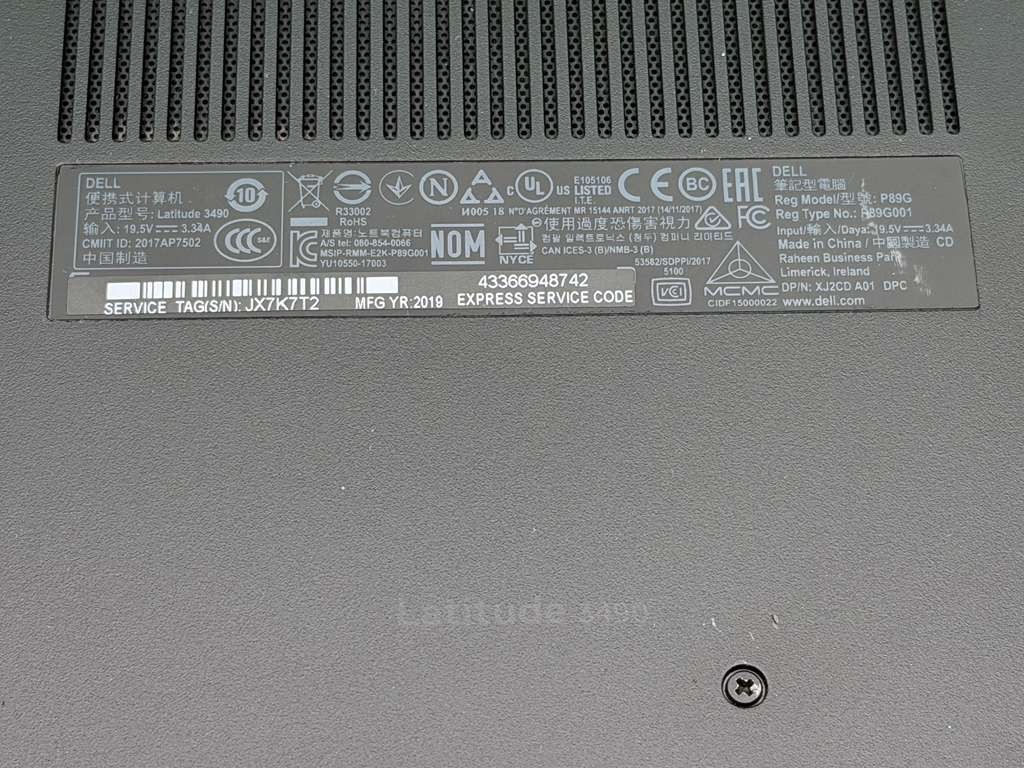 Dell Latitude 3490 14″ Laptop i5-8250U 1.60GHz 8GB RAM 500GB Storage Win 11 Pro