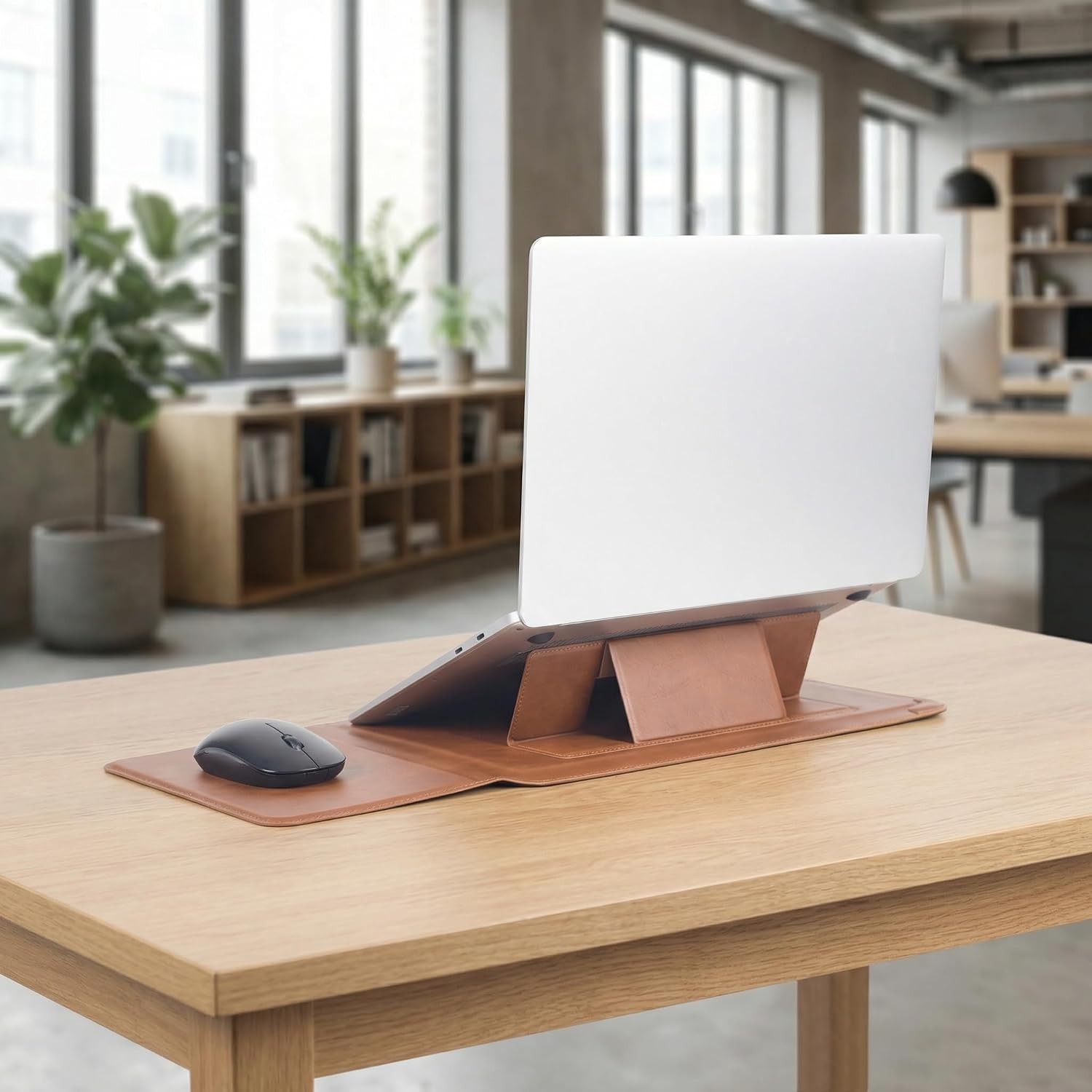 Soft Slim Laptop Sleeve Case with Stand for 16 Inch MacBook Pro/Air & More