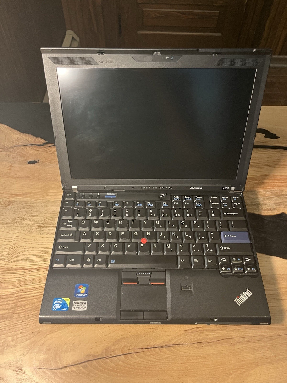 Lenovo Thinkpad X201 Laptop Intel Core i5 Windows 7 Pro OA / Black