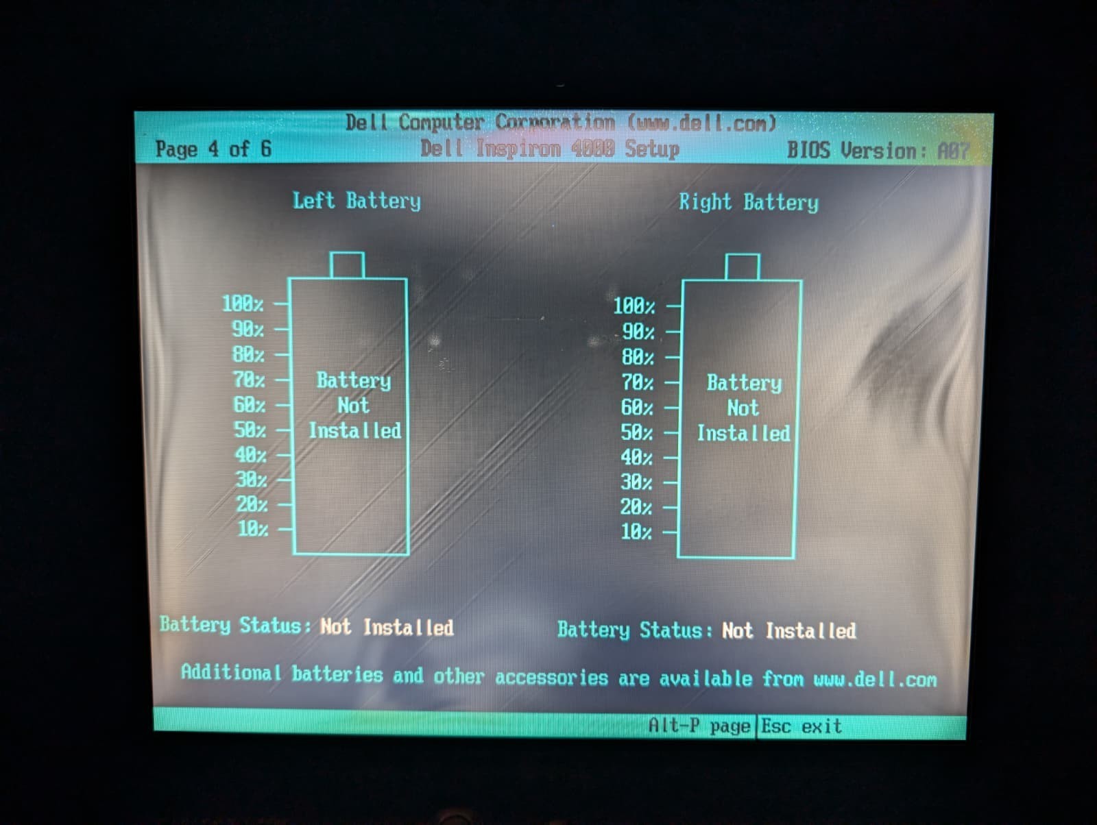 Read! Dell Inspiron 4000 | Intel Pentium III 256MB RAM | Boot To Bios | No Batt