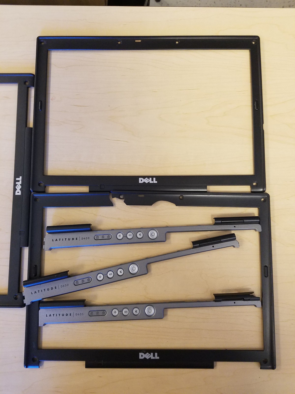 LOT of 3 – Dell Latitude D630 and D620 Laptops – PARTS ONLY