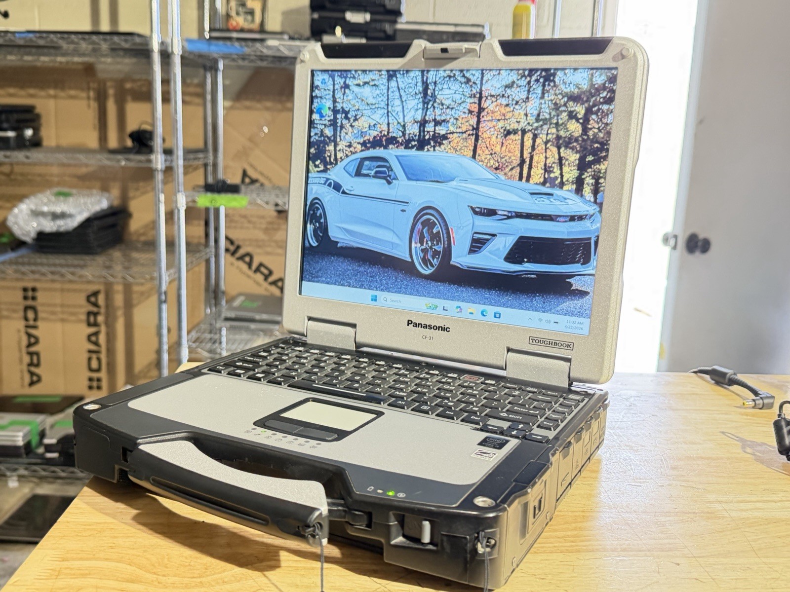 Panasonic Toughbook CF-31 I5-5300u@2.3ghz 16gb Ram 256 GB SSD Win11P 8620 HOURS
