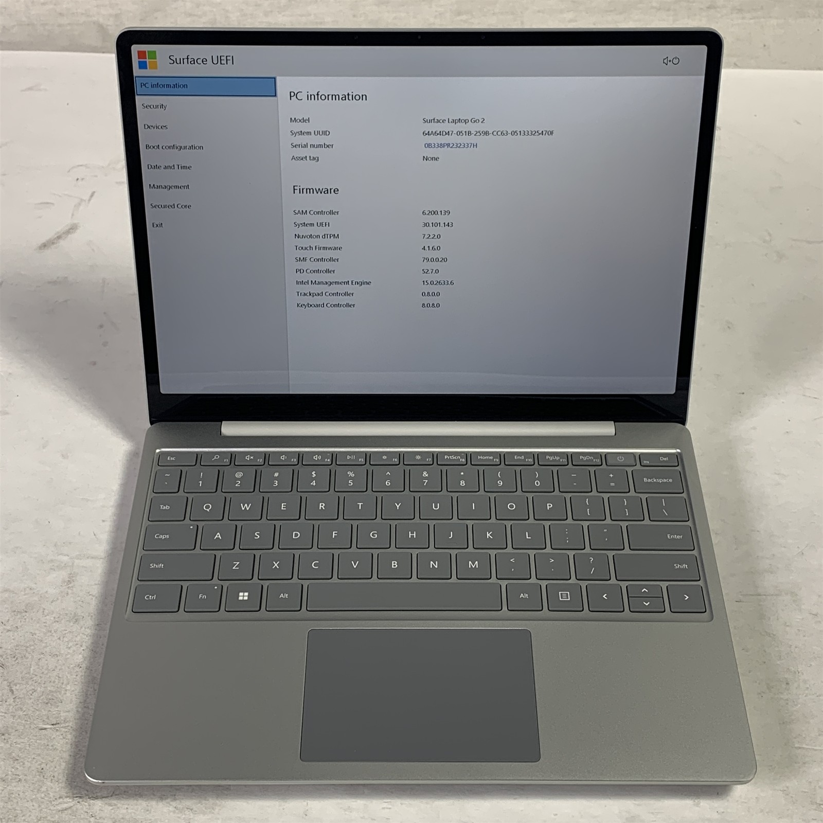 Microsoft Surface Laptop Go 2 12.4″ i5-1135G7 2.4GHz 16GB 256GB NVMe SSD – Win11