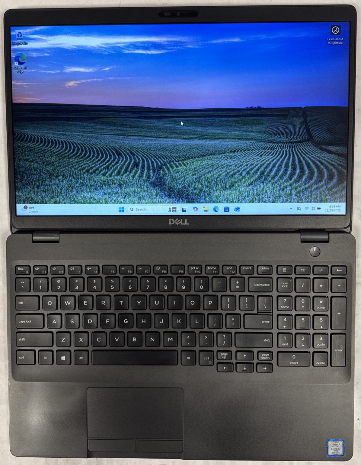 Dell Latitude 5500 15.6” i7-8665U 16GB 512GB SSD Win11 Pro 100% Battery + AC