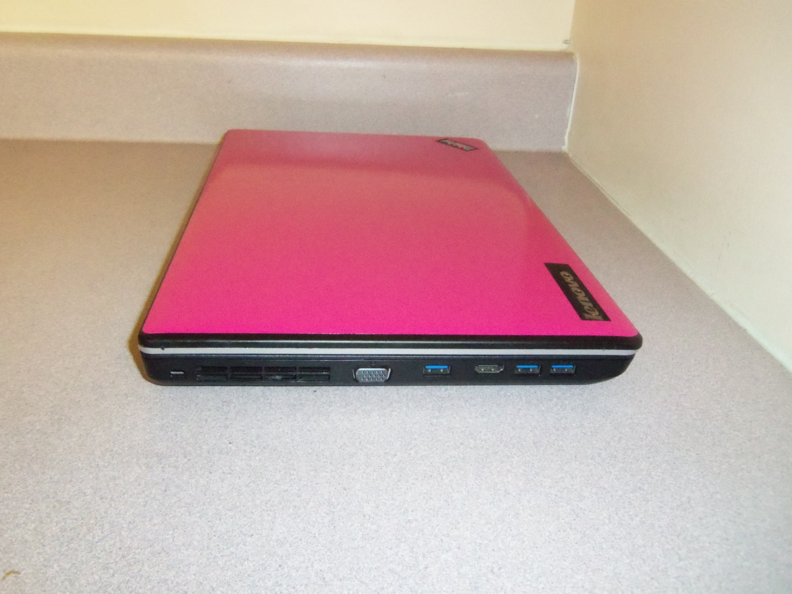 LIGHT GAMING,HOT RED LENOVO i5-4200M@3.10GHz 12G RAM,256G SSD,DVDRW,WIN11,CAM