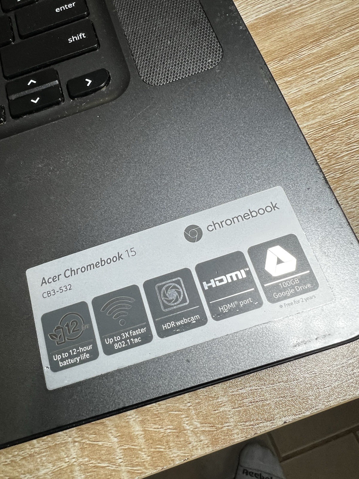 2 Acer Chromebooks Laptops ( Silver Works ) (Black Unaware If It Works (READ)