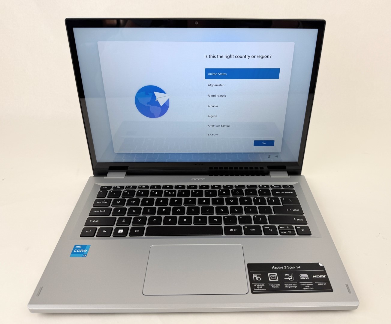 Acer Aspire Spin 14 A3SP14-31PT-32M6 14″ FHD Touch i3-N305 8GB 256GB W11H