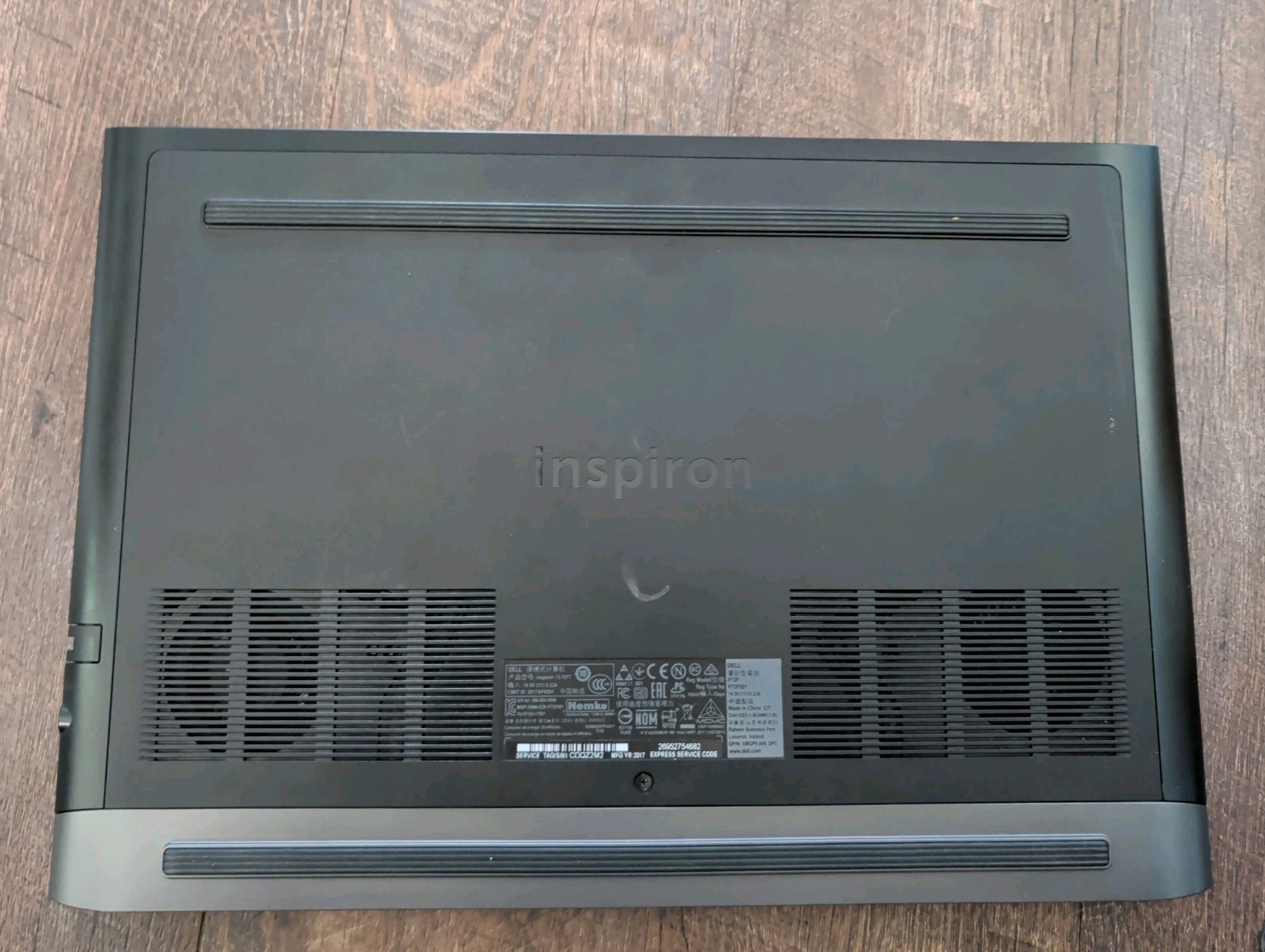 Dell Inspiron 15 7577 Laptop i7-7700HQ 16GB DDR4 RAM GTX 1060 6GB Windows 11