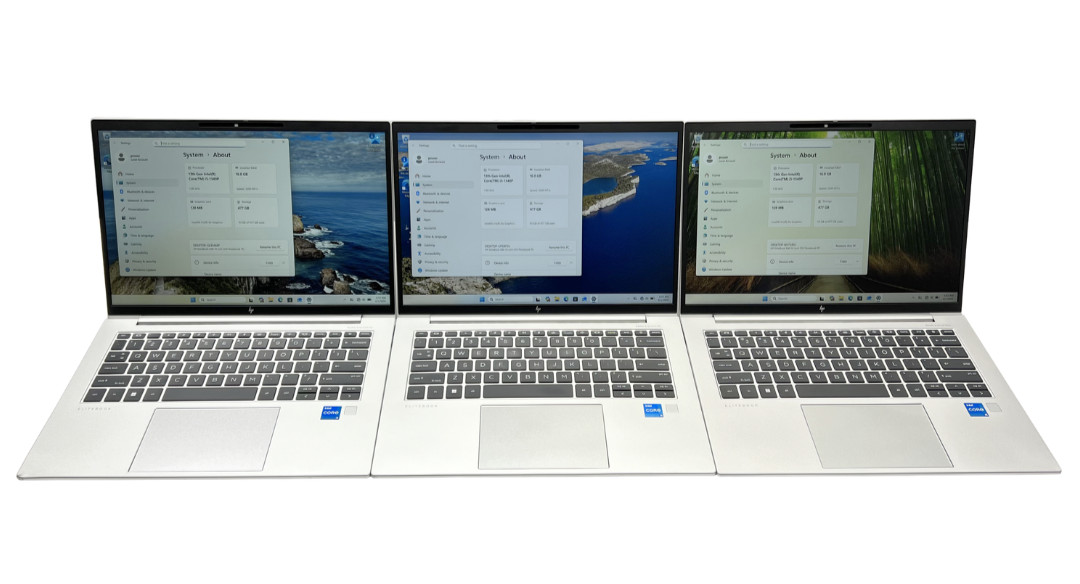 (LOT OF 3) HP EliteBook 840 G10 14″ – i5-1340P, 16GB DDR5, 512GB NVMe SSD, W11P