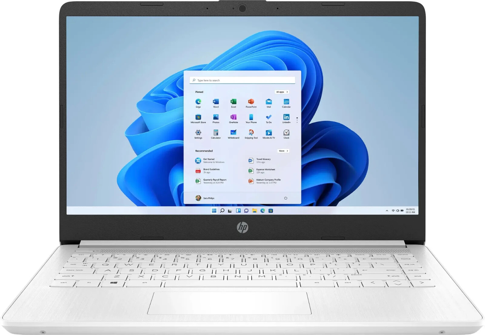 HP 14″ Laptop Intel Celeron 4GB RAM 64GB eMMC Windows 11 – Snowflake White
