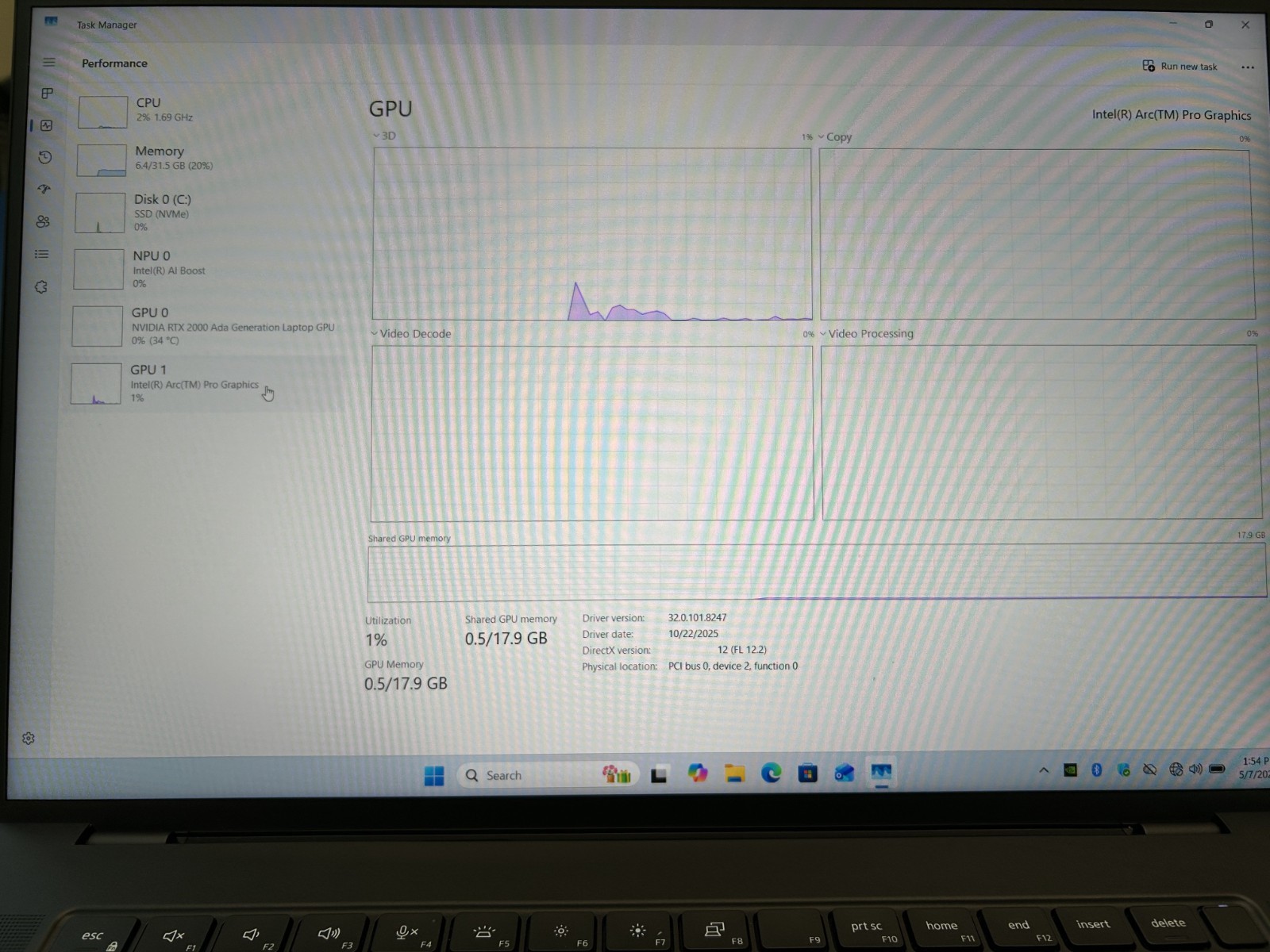 LAPTOP Dell Precision 5690 FHD+ IPS 16″ Ultra 7 165H 1 TB NVMe 32GB RAM Win 11