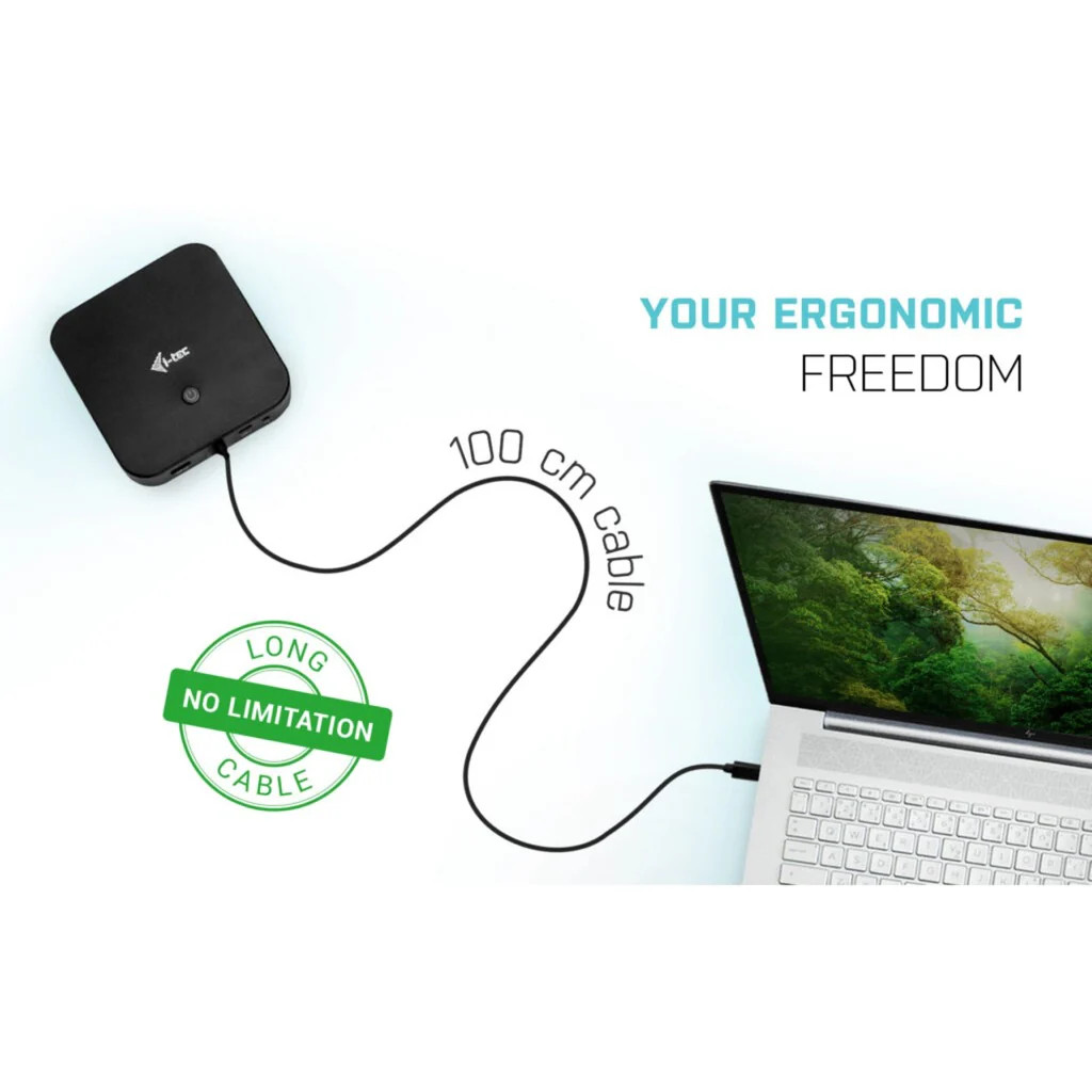 I-tec USB-C HDMI DP Docking Station with delivery