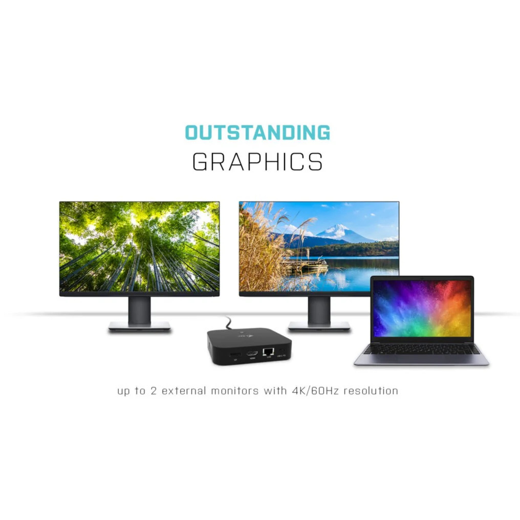I-tec USB-C HDMI DP Docking Station with delivery