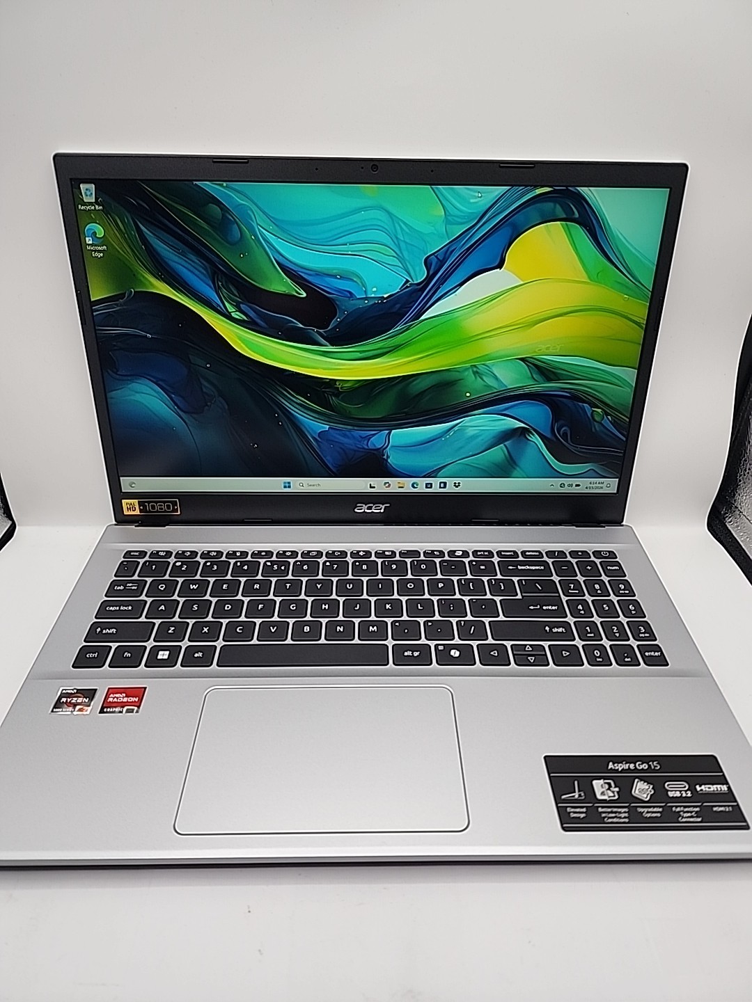 Acer Aspire Go 15 Ryzen 7 5825u 512gb SSD Windows 11 – 16gb RAM – NO CHARGER