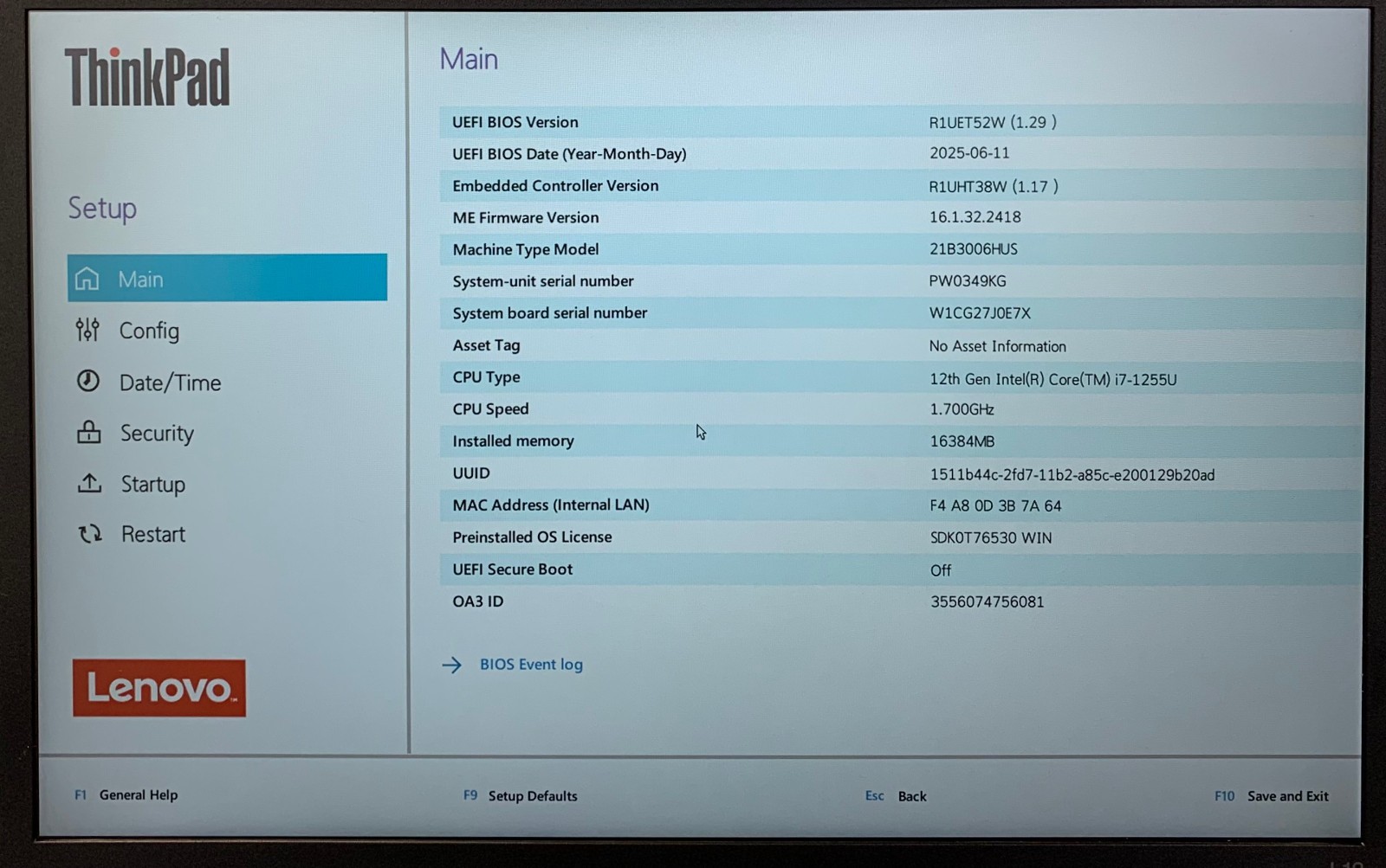 Lenovo ThinkPad L13 Gen 3 14″ Laptop i7-1255U 16GB, 512GB NVMe, Remote Managed