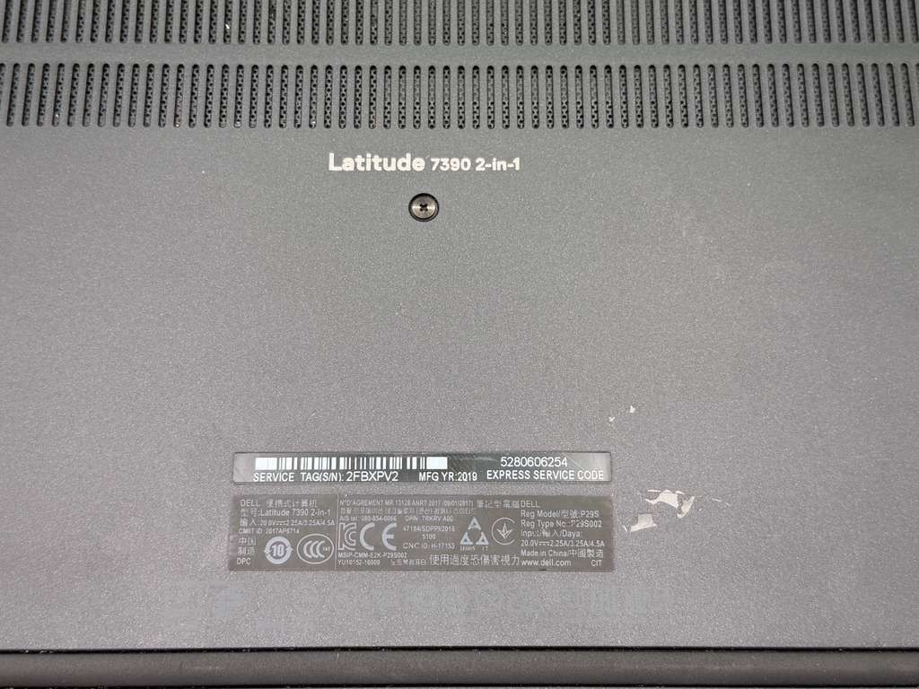 Dell Latitude 7390 2-in-1 Touch Laptop Core i7 16GB RAM Without Storage
