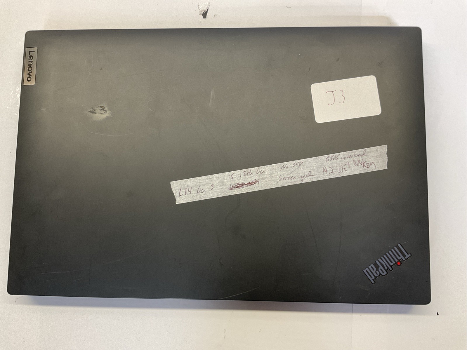 Lenovo ThinkPad L14 Gen 3 | Intel Core i5-1245U 12th Gen | Powers On(J3)