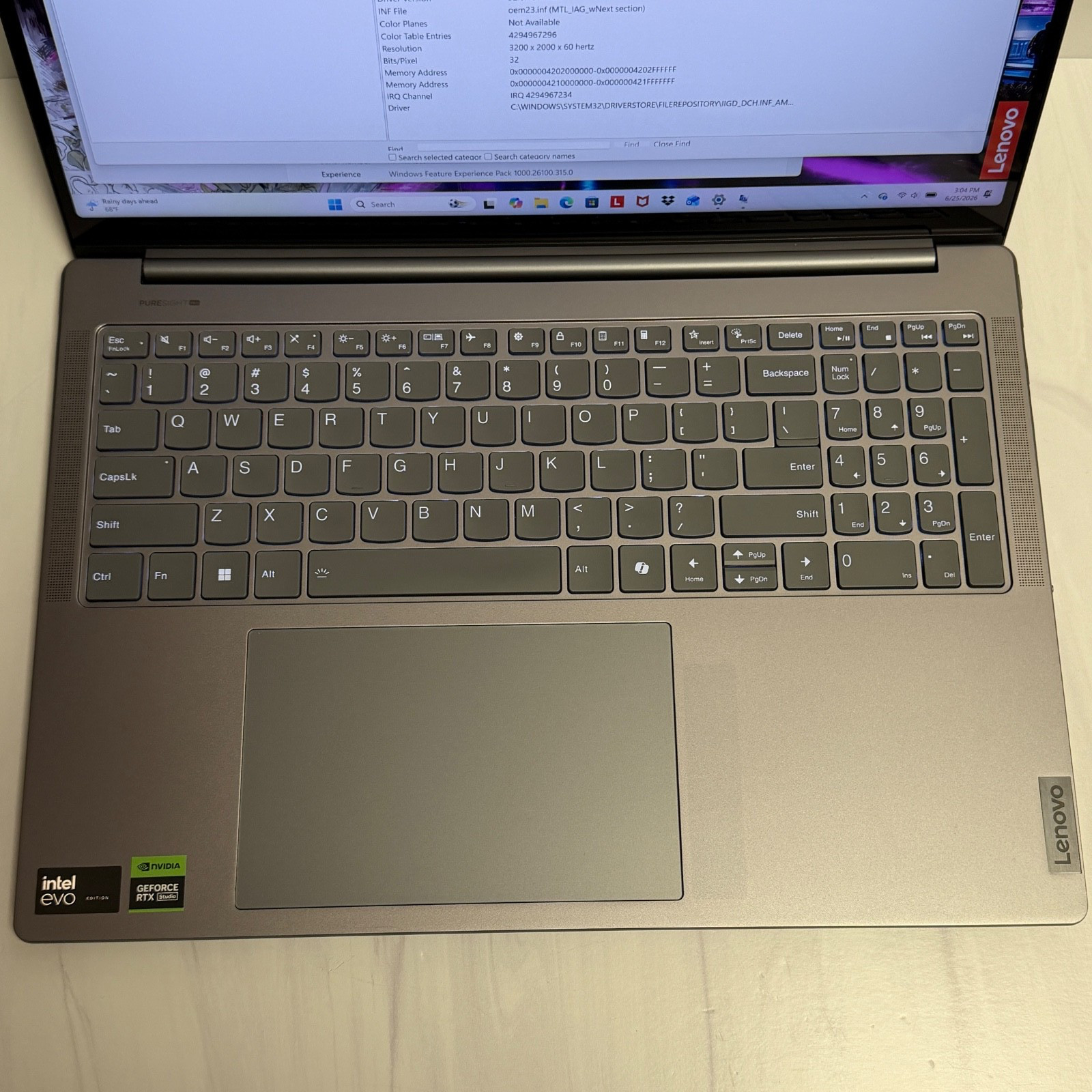Lenovo Yoga Pro 9 Core Ultra 9 32 GB RAM 1 TB HD NVIDIA GeForce RTX 4050 #H419