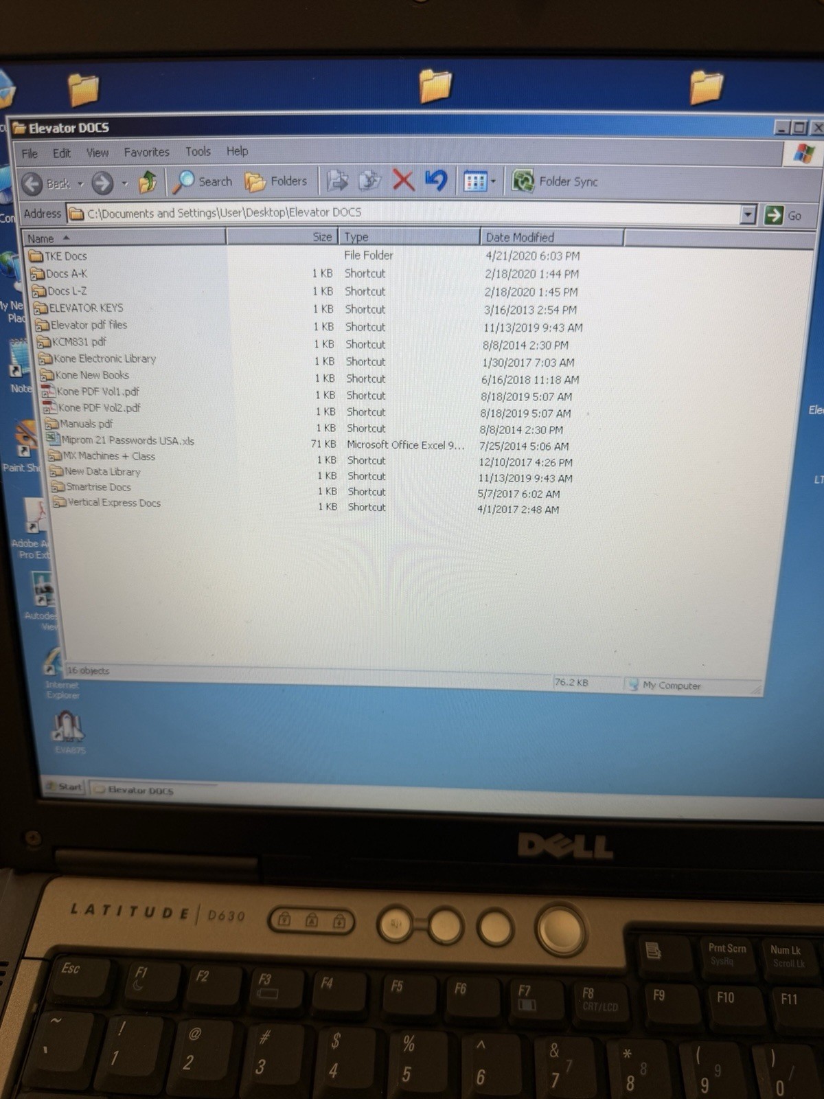 Dell Latitude D630 Elevator Diagnostic Laptop Multi-OEM Legacy Service System