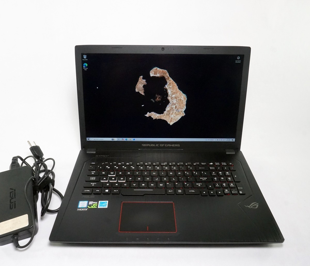ASUS ROG GL753 17.3″ FHD i7-7700HQ 2.8GHz 16GB RAM 128GB SSD 1TB HDD GTX 1050 Ti