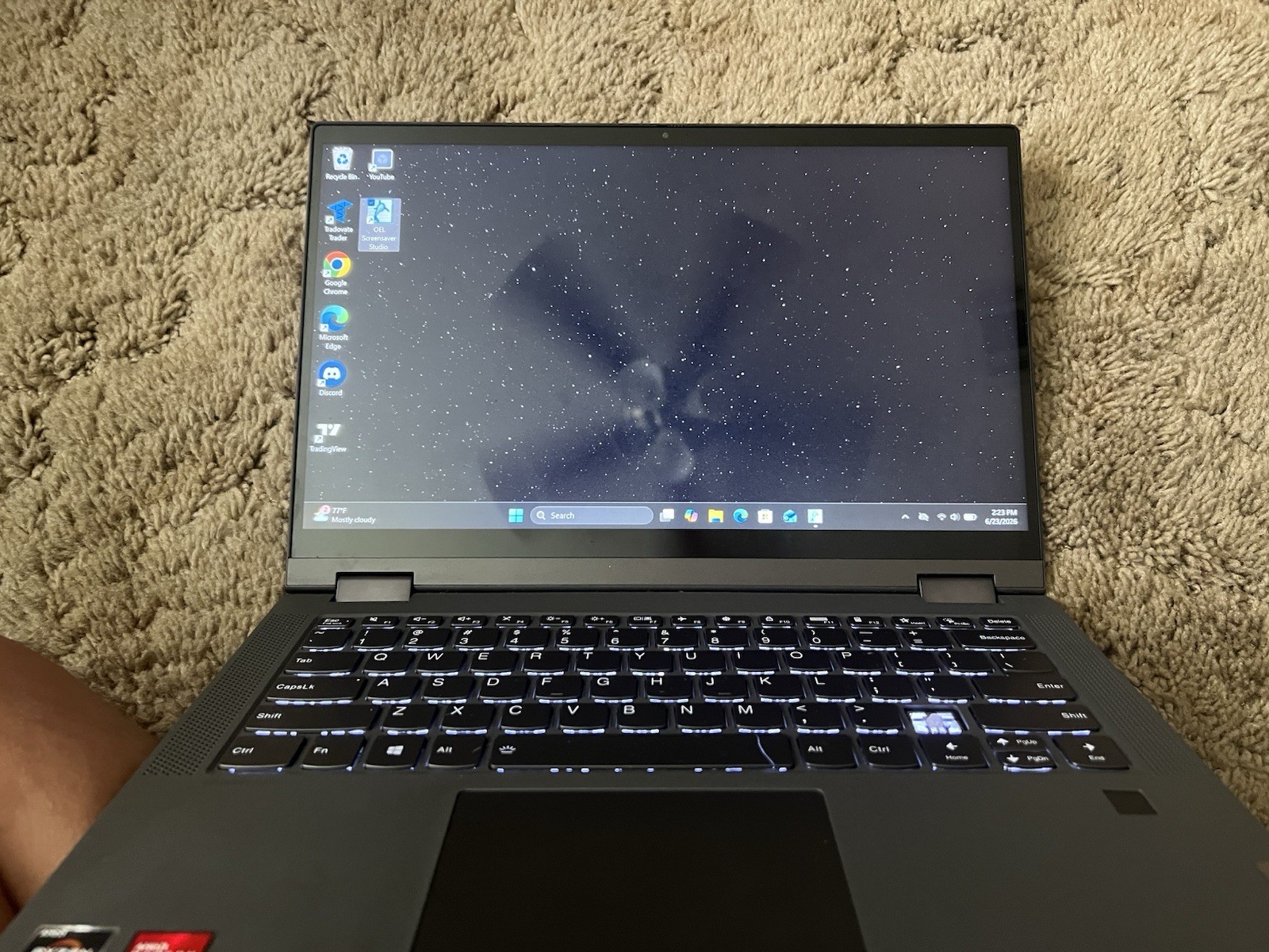 Lenovo Flex 5 14″ Touch Ryzen 5 4500U 16GB 238GB SSD Win 11 Backlit