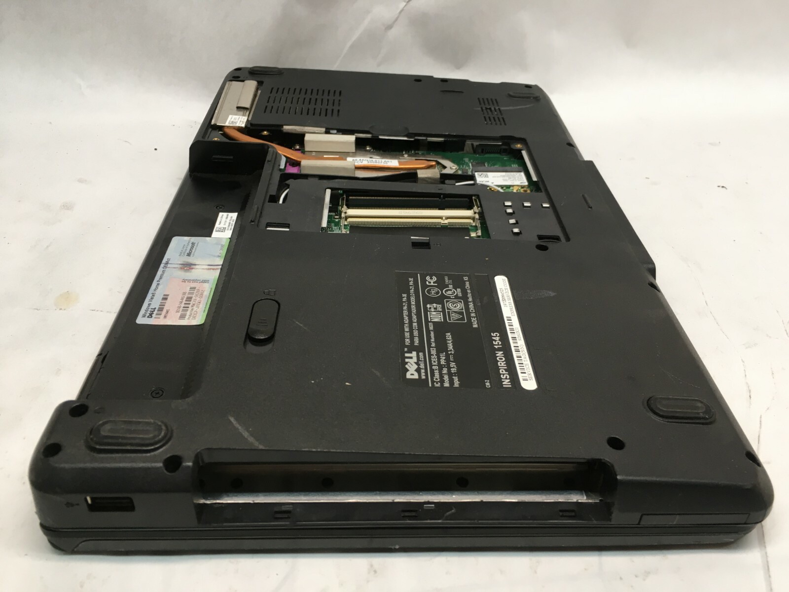 Dell Inspiron 1525 Core 2 duo Laptop For Parts Bad LCD No HDD/RAM/DVD/Battery JR